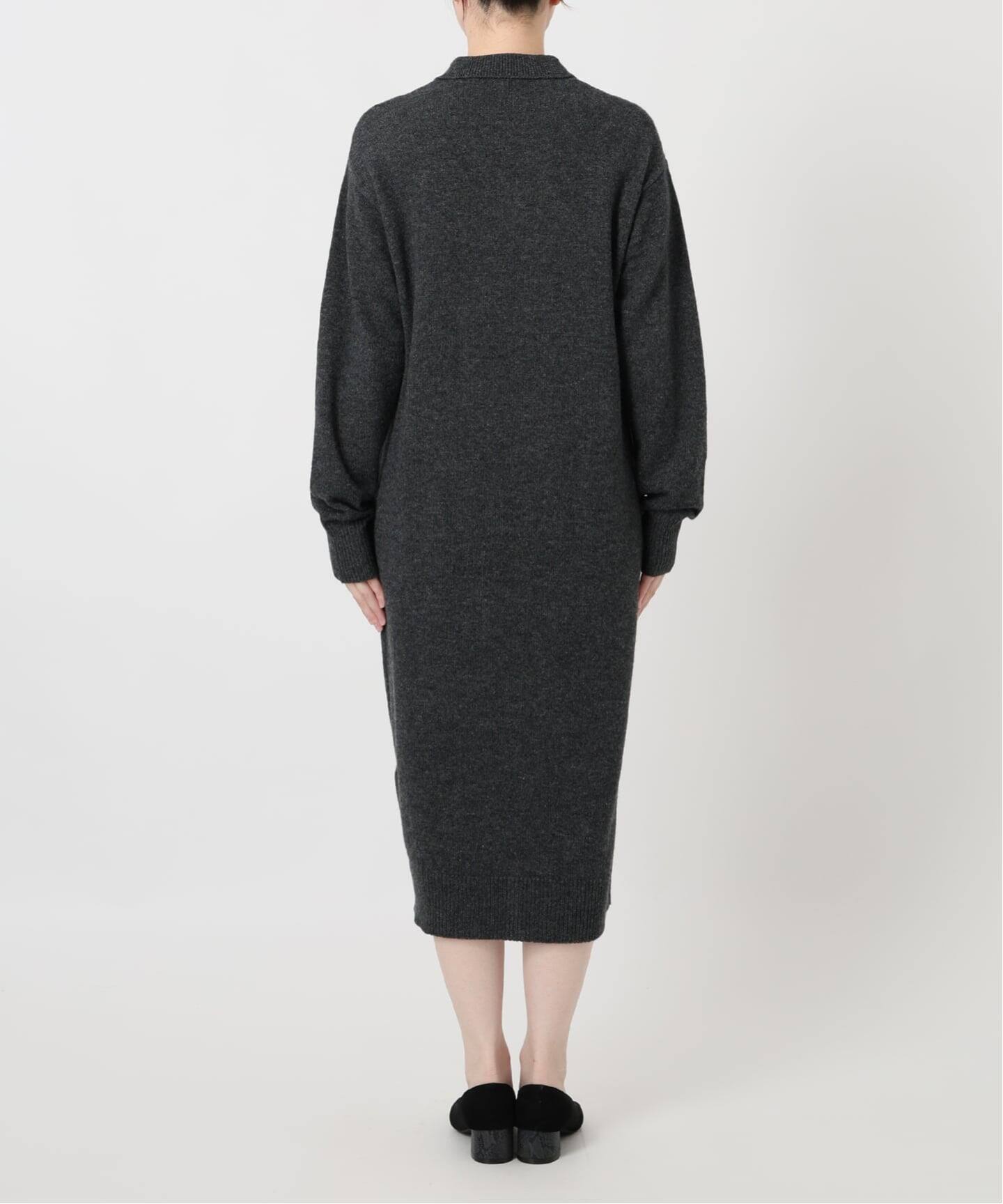 Room no.8 ルームエイト Wool Pearl/B Polo ドレス R8KN256