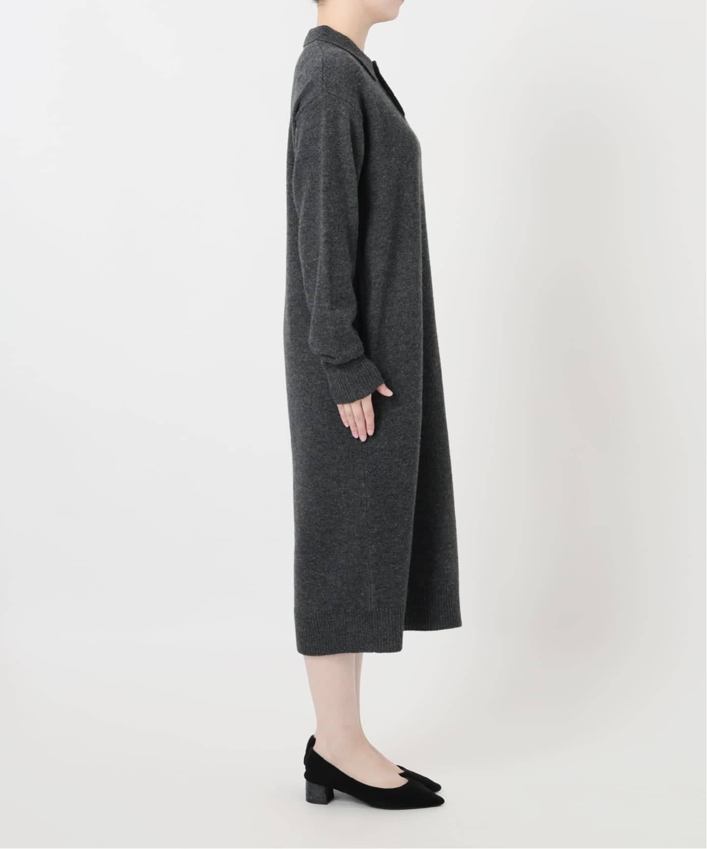 Room no.8 ルームエイト Wool Pearl/B Polo ドレス R8KN256