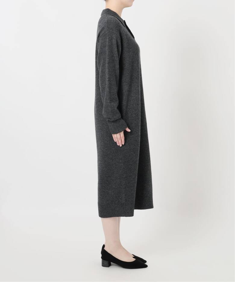 Room no.8 ルームエイト Wool Pearl/B Polo ドレス R8KN256 