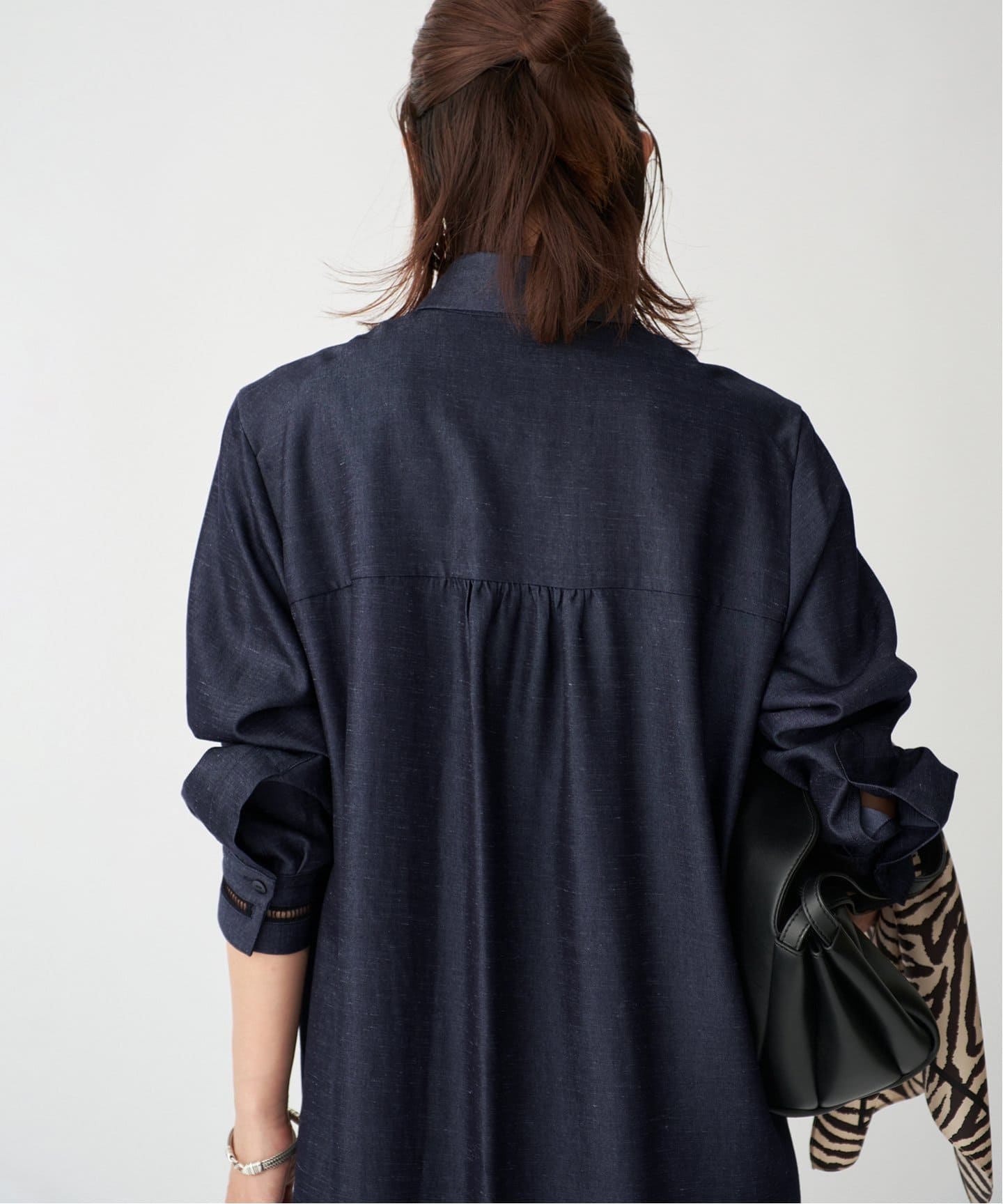 Room no.8 BLACK ルームエイトブラック TRI/TWILL COMBI LACE