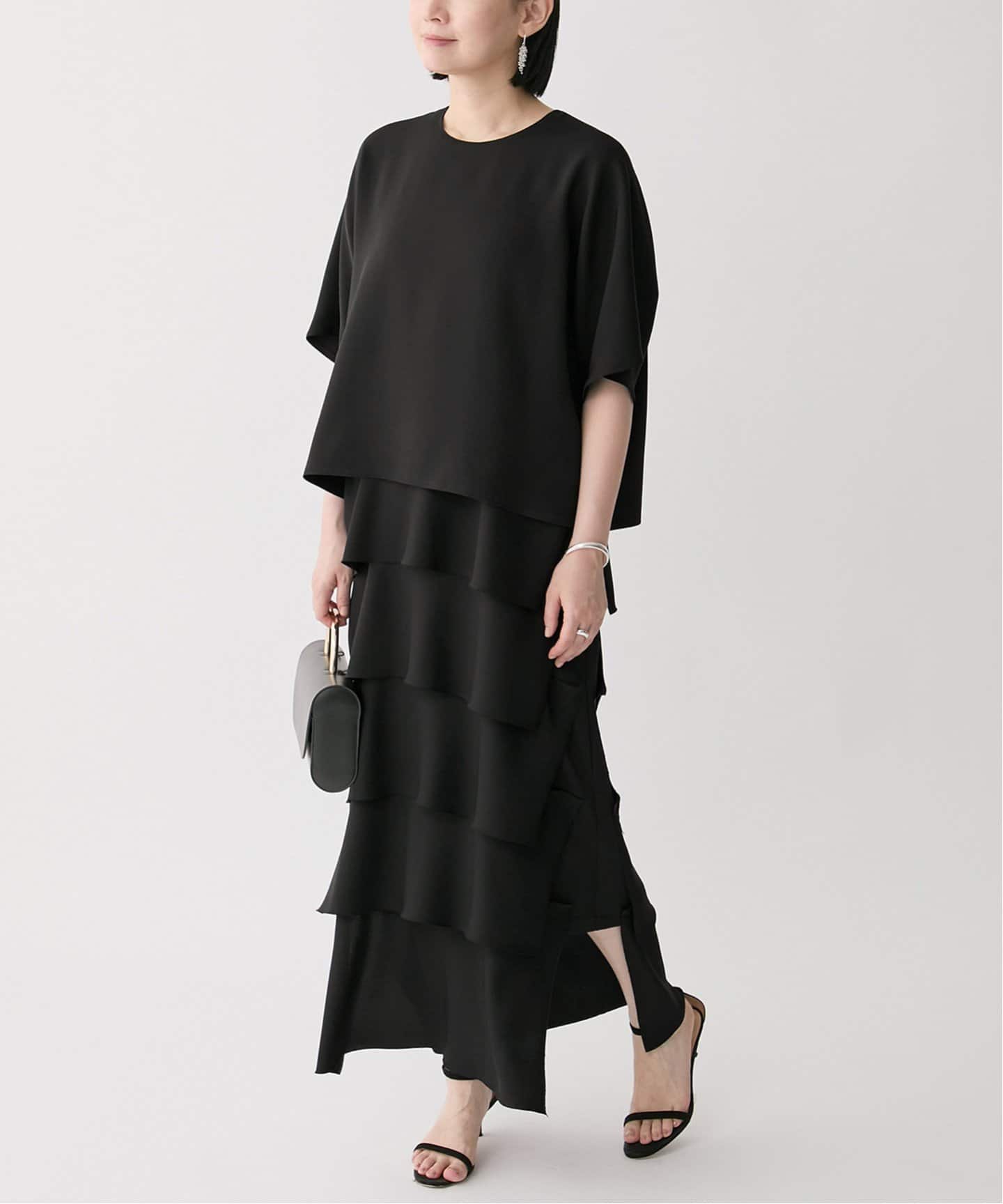 Room no.8 BLACK ルームエイトブラック MAT SATIN COMBI TIRED