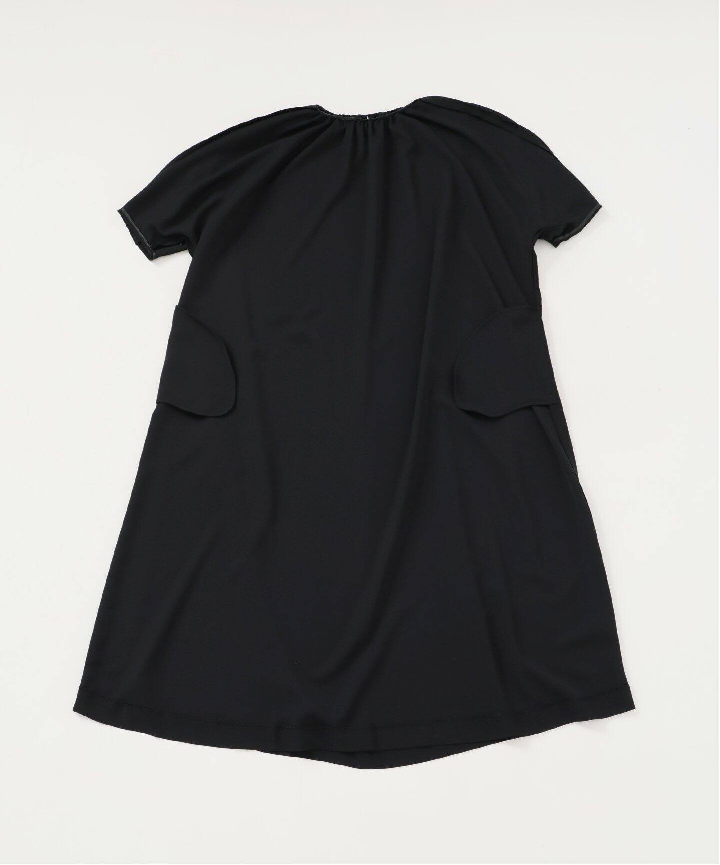 SAQUI サキ Georgette Neck Gatherd One-piece 25BF01（ワンピース 