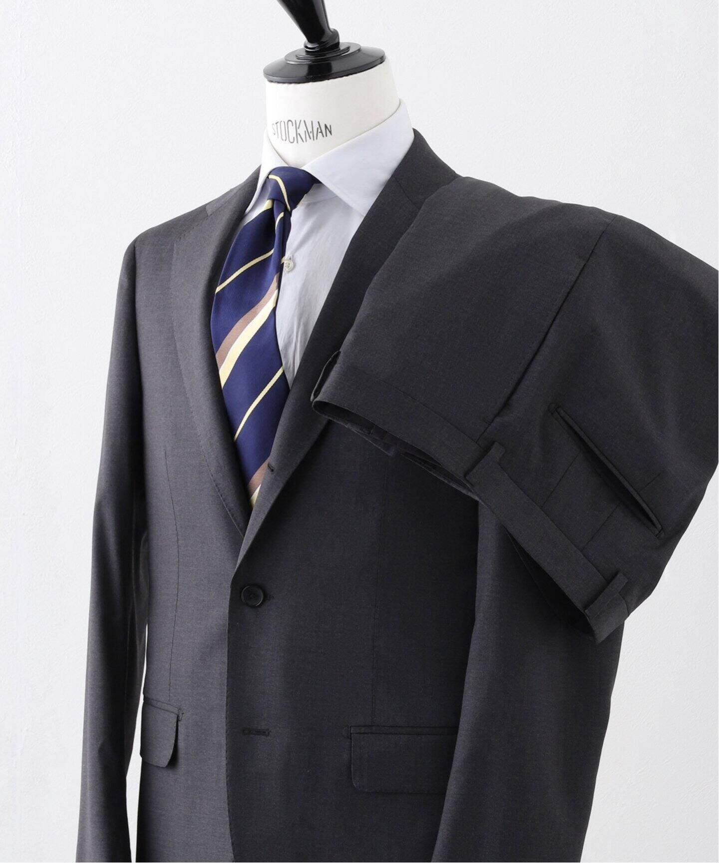 D.OLIVER 3ボタン ロロピアーナ サージ（スーツ・セットアップ  