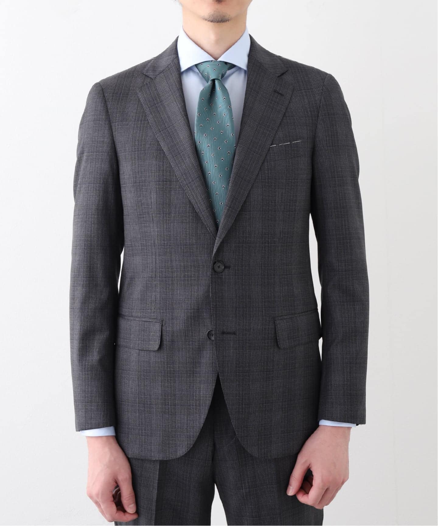 D. OLIVER 2ボタン ロロピアーナ チェック（スーツ・セットアップ