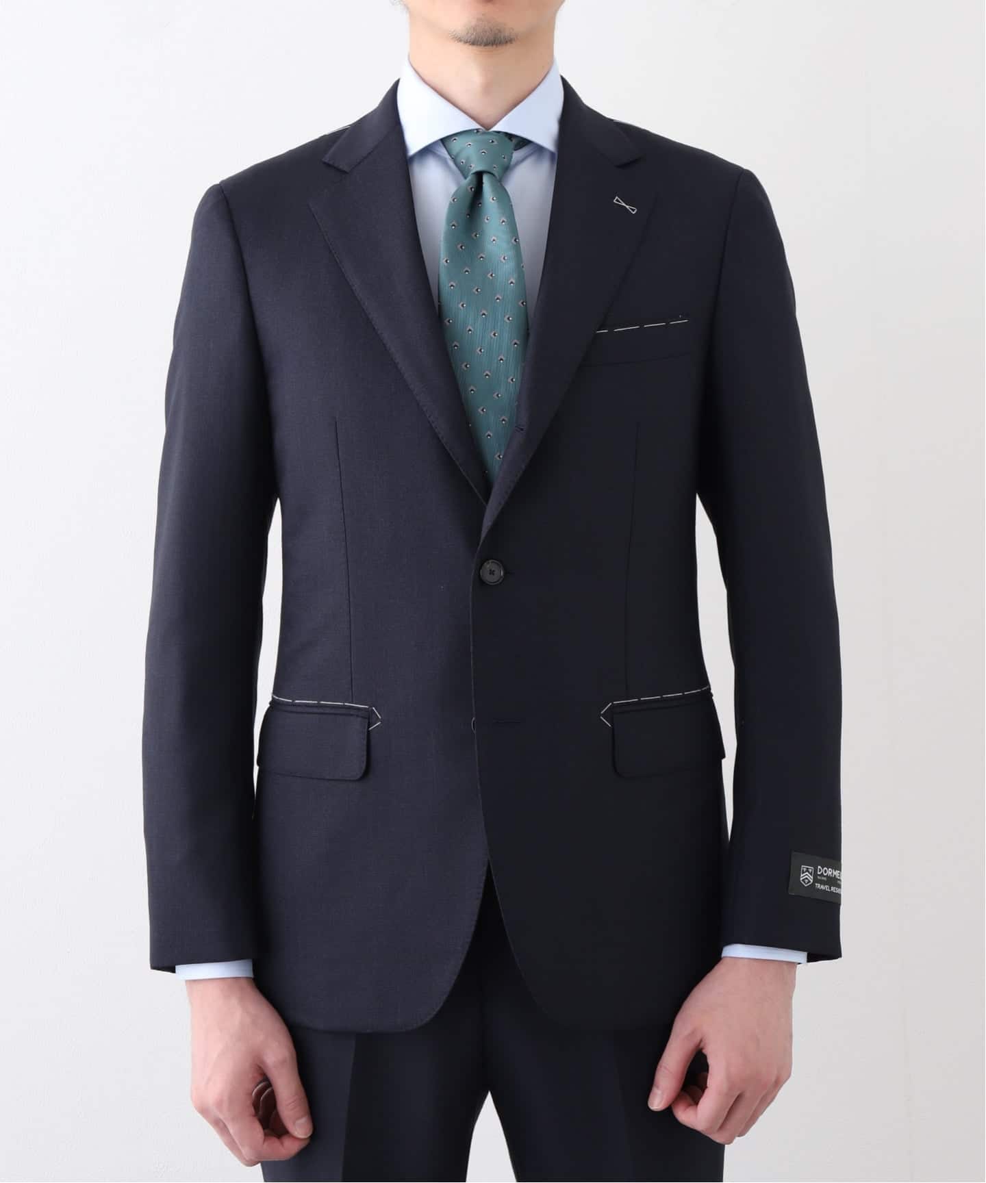 エディフィス（EDIFICE）/D．OLIVER 3ボタン ピンヘッド (DORMEUIL) D.OLIVER 3ボタン ピンヘッド (DORMEUIL)（スーツ・セットアップ