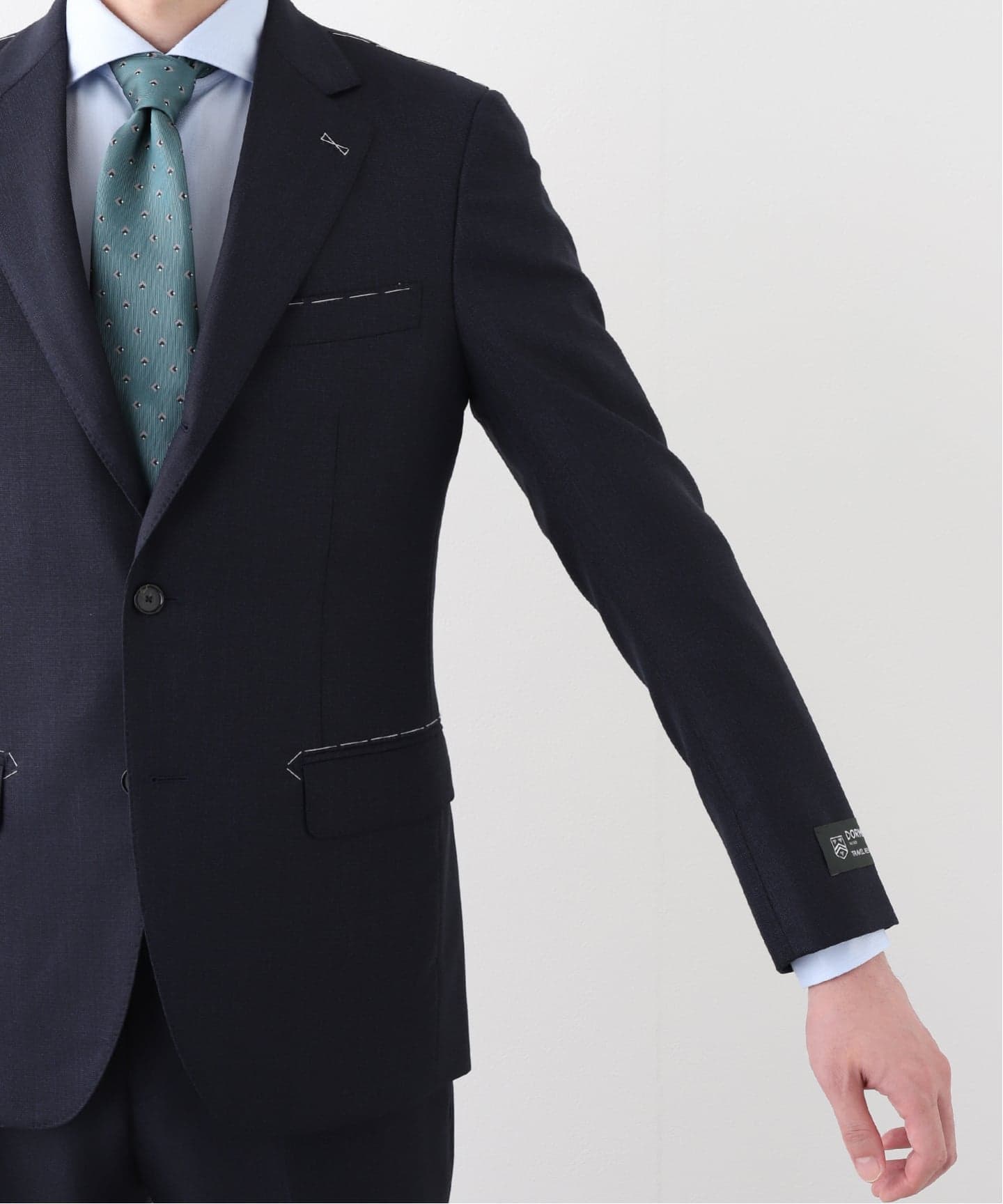 D.OLIVER 3ボタン ピンヘッド (DORMEUIL)（スーツ・セットアップ