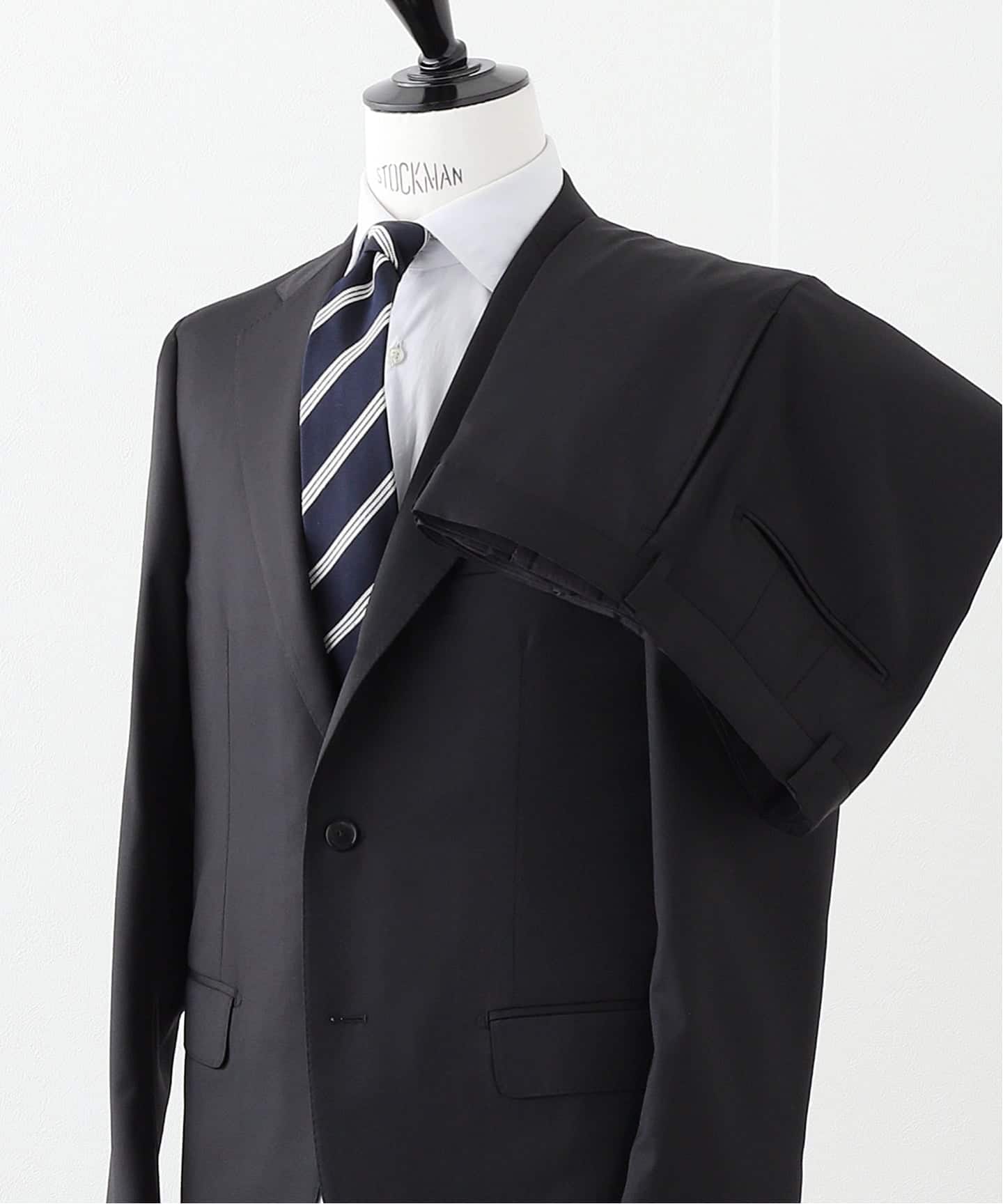 イタリア製ロロピアーナ生地　エディフィス　EDIFICE セットアップ　メンズ D.OLIVER 3ボタン ロロピアーナ サージ（スーツ・セットアップ