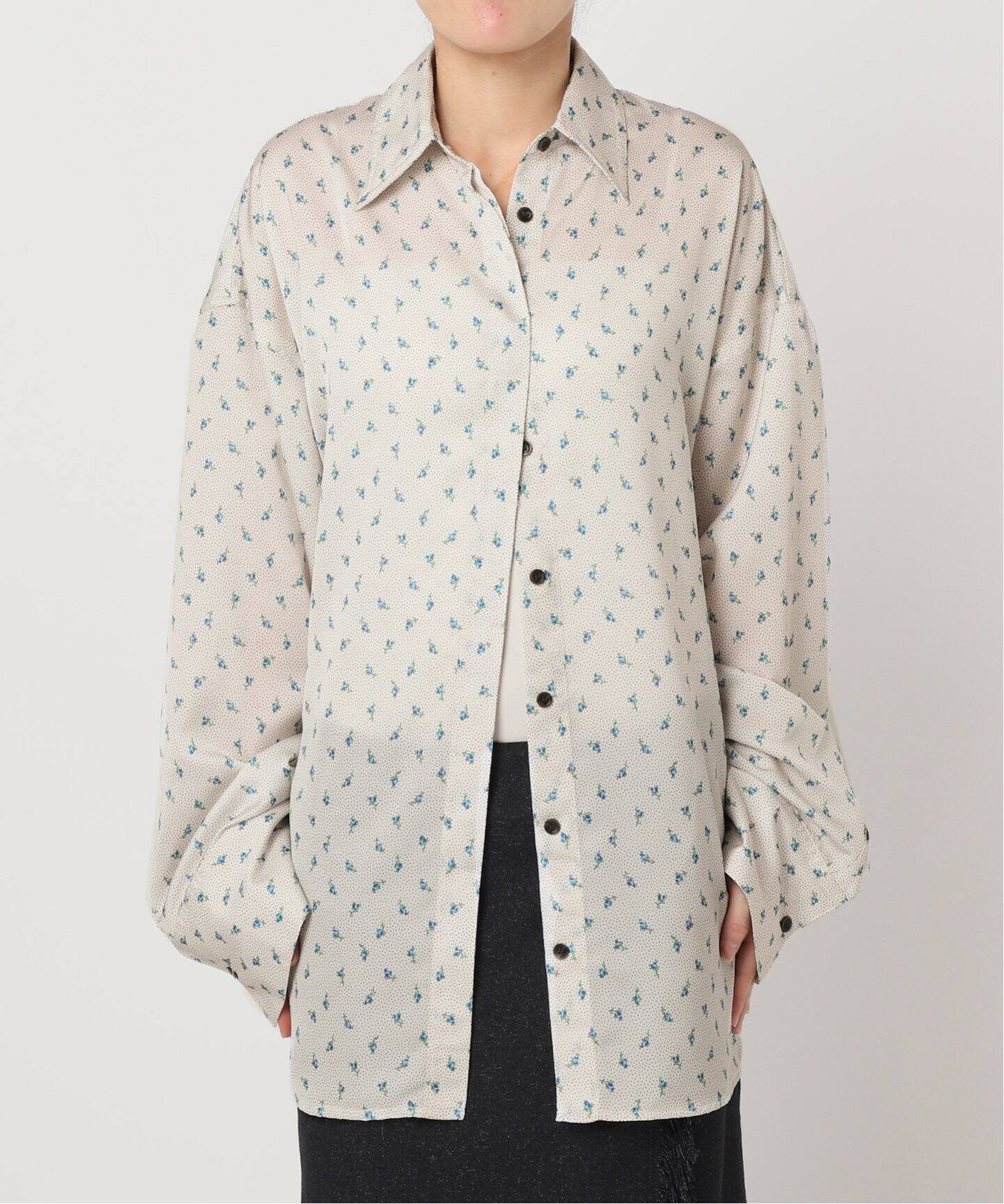選ぶなら SHIRT OVER 2WAY with シャツ（シャツ／ブラウス SCARF トップス