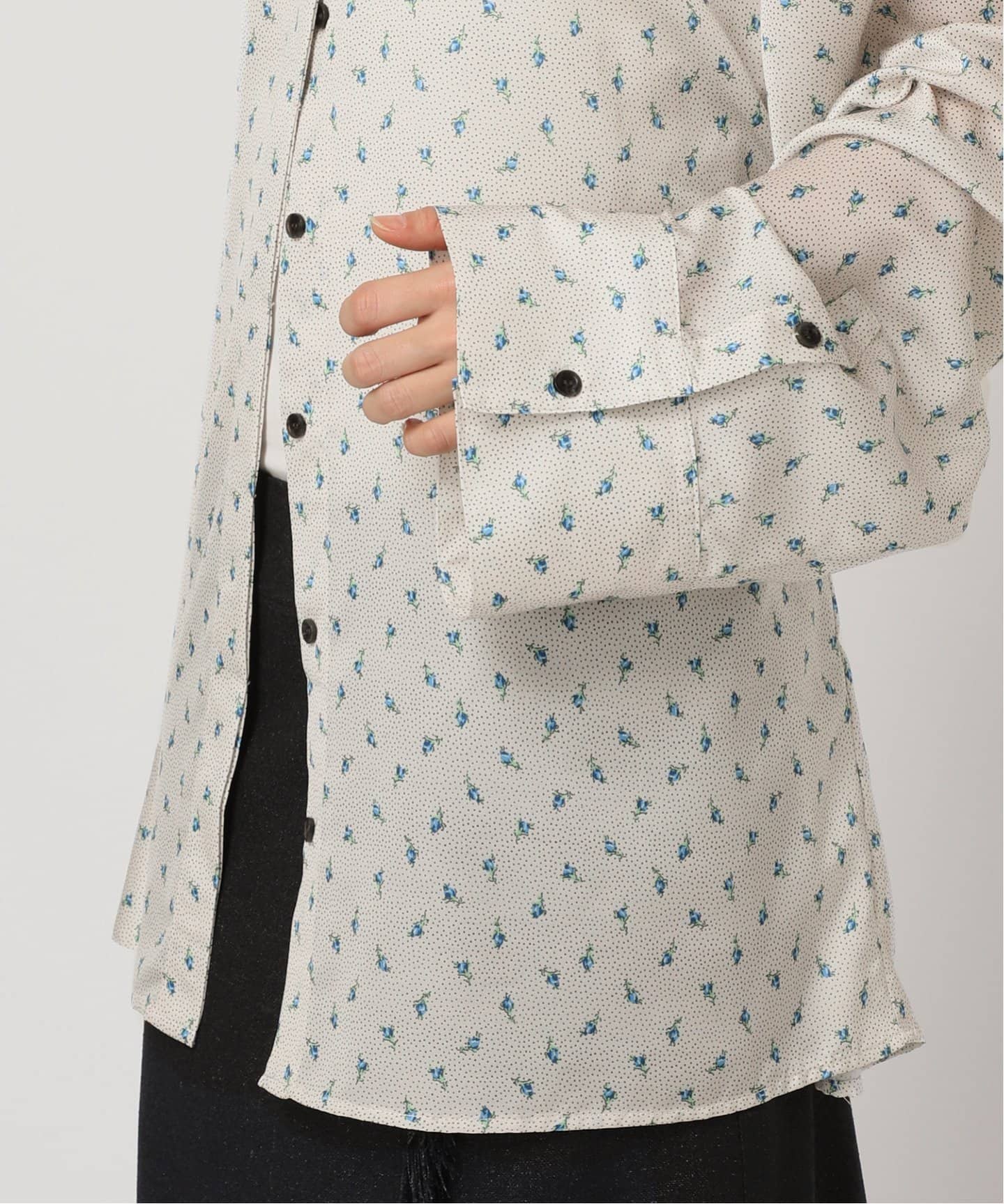2WAY OVER SHIRT with SCARF シャツ（シャツ／ブラウス