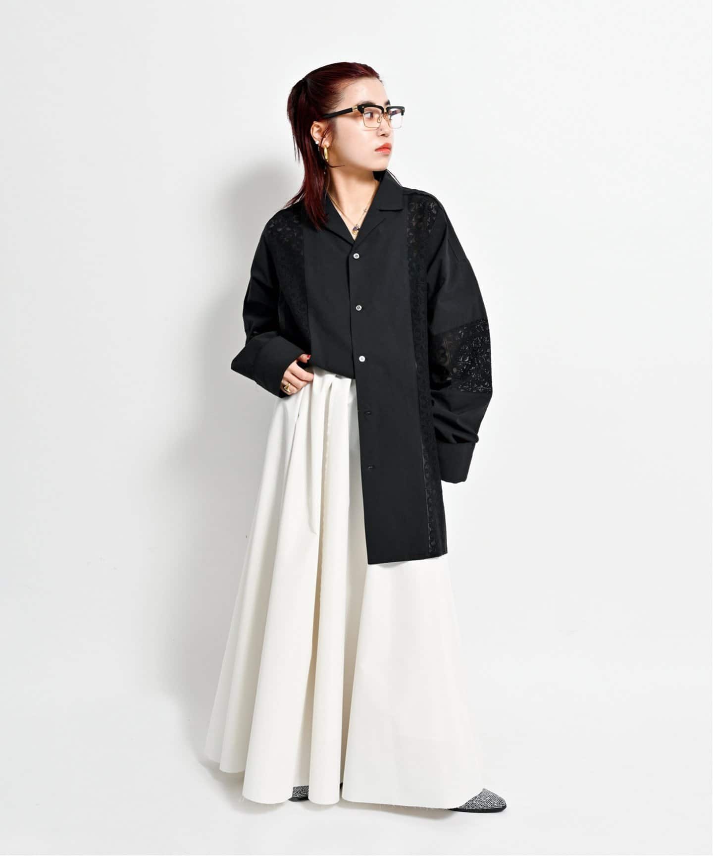 SHEER LACE シャツ（シャツ／ブラウス）｜CITYSHOP（シティショップ