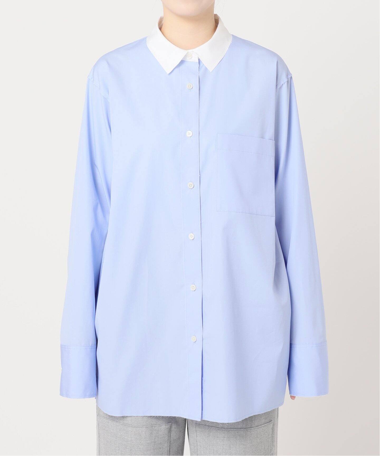 【CITYSHOP】25SS 25050042857010 SUPIMA COTTON クレリック ストライプ長袖シャツ SUPIMA COTTON シャツ（シャツ／ブラウス）｜CITYSHOP（シティショップ