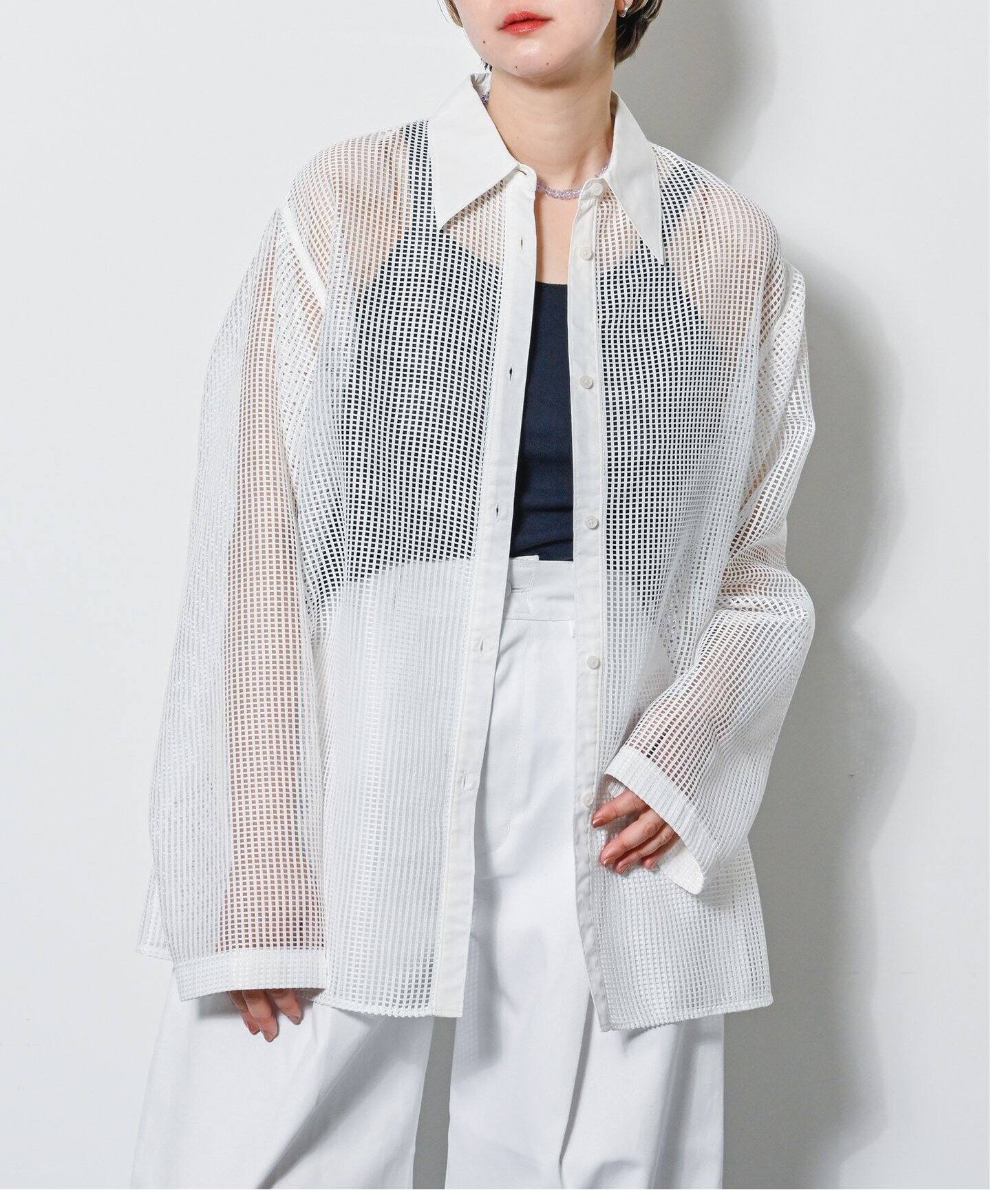 MESH シャツ（シャツ／ブラウス）｜CITYSHOP（シティショップ）の通販 