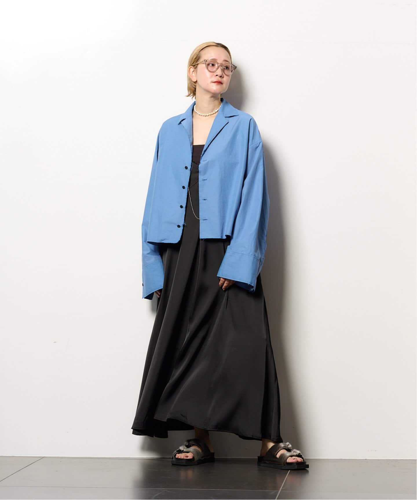 cityshop PLEATED COLLAR シャツ シティショップ　ブラウス BAND COLLAR POCKET シャツ（シャツ／ブラウス）｜CITYSHOP