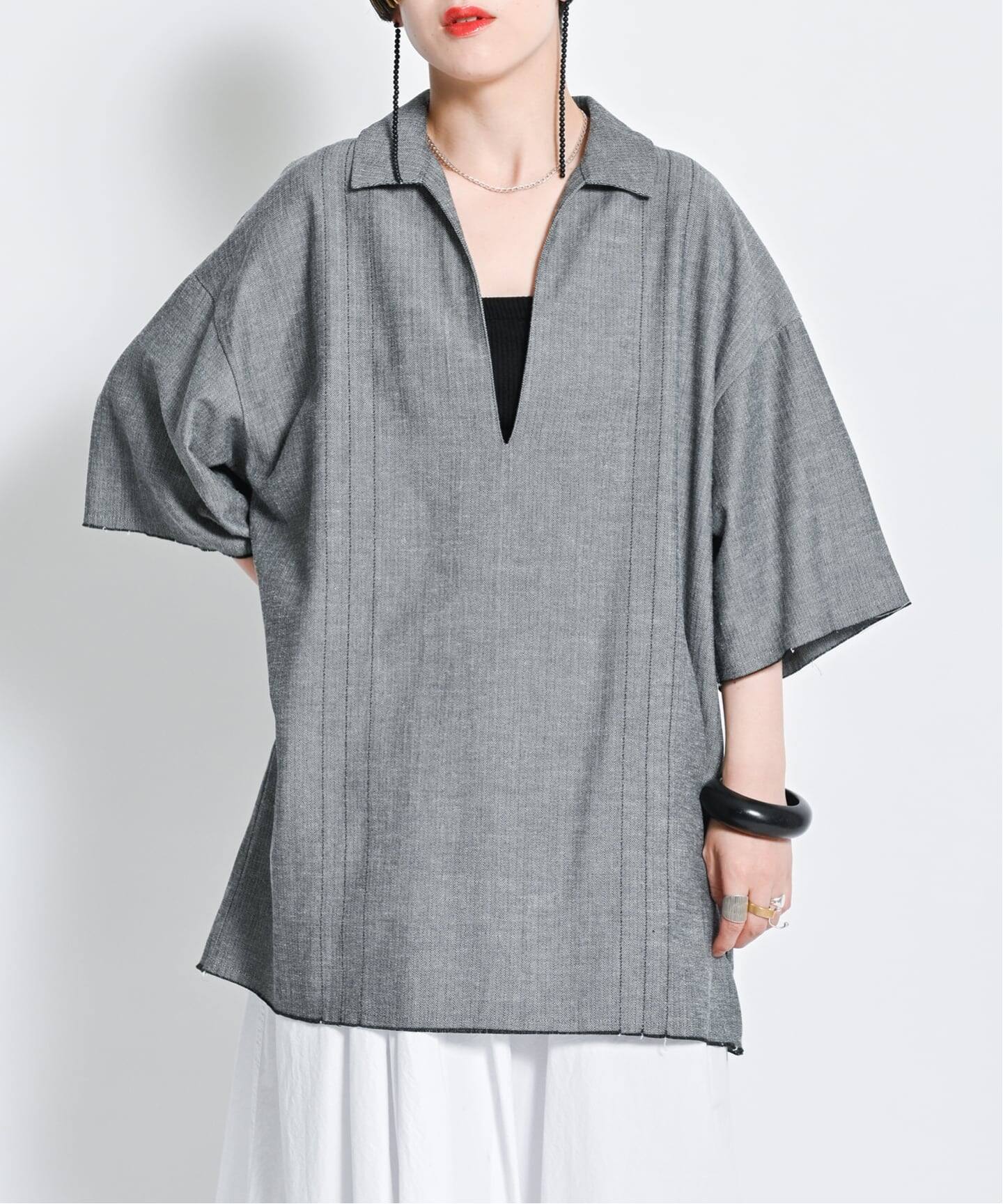 シティショップ STRIPE STITCH シャツ（シャツ／ブラウス）｜CITYSHOP（シティ