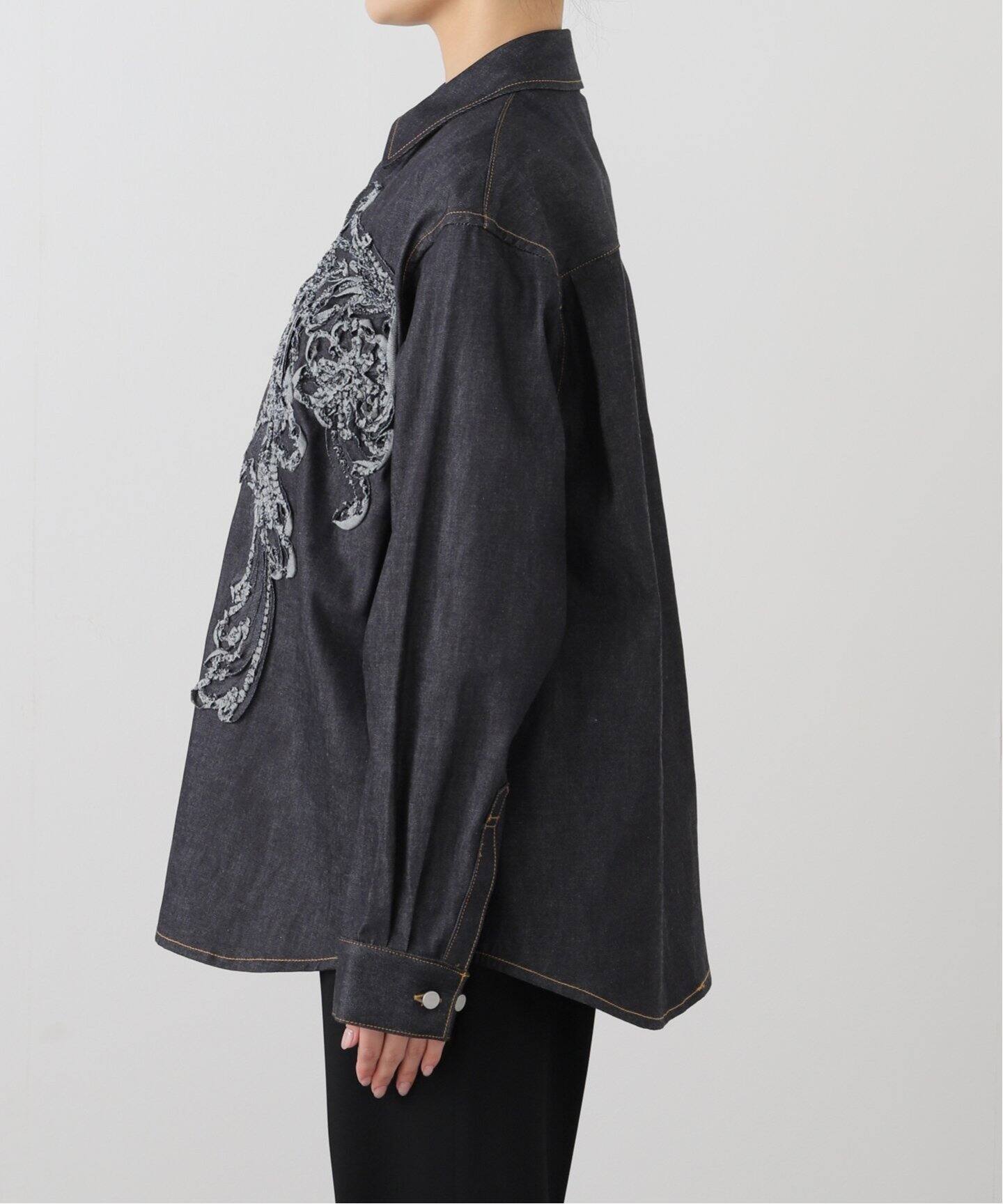 トップス TAAKK SCULPTURE DENIM SHIRTS INDIGO CAVE Online Shop ｜セレクトショップCAVE大阪 / TAAKK