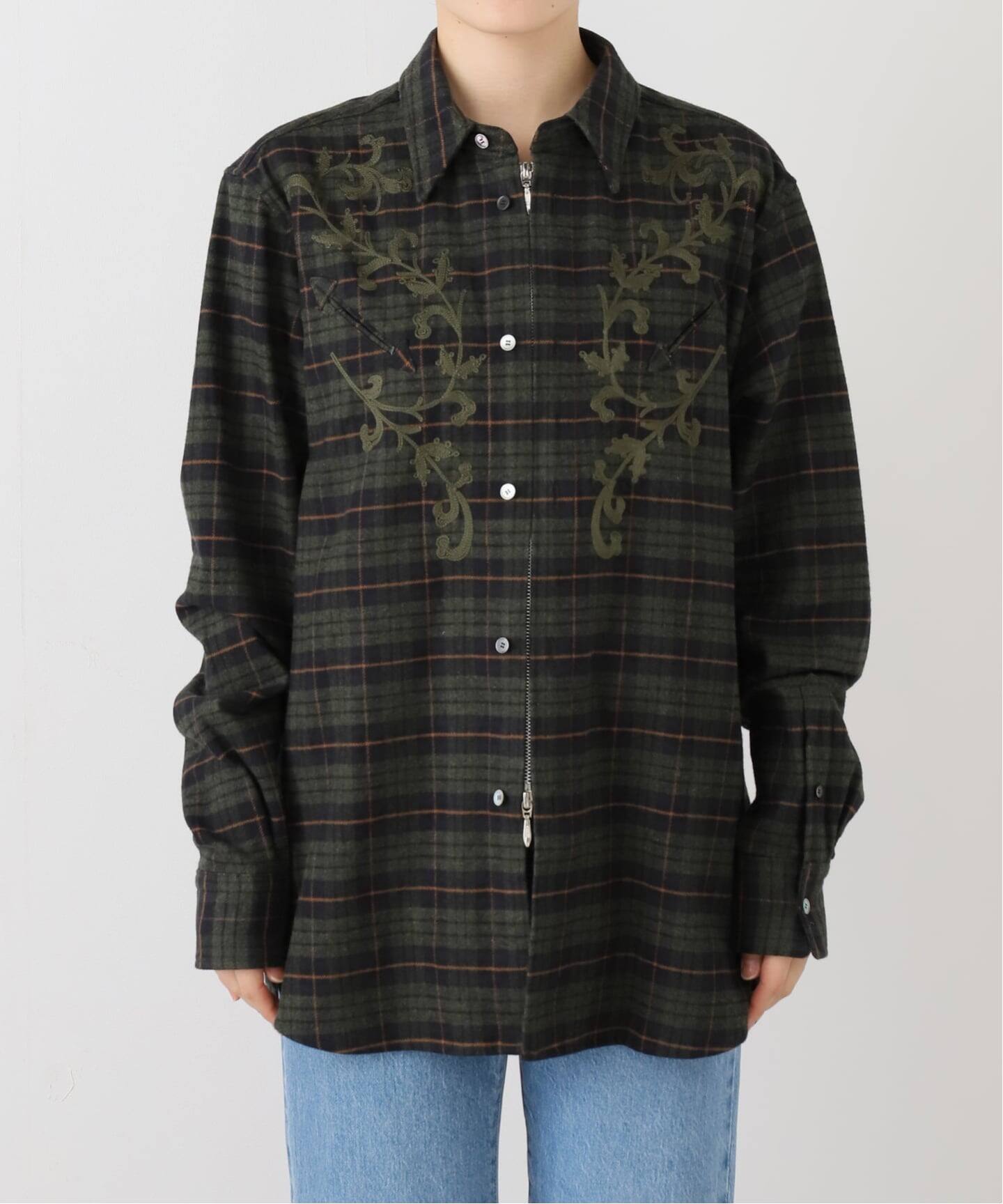MASU RODEO ZIP-UP SHIRT M25F9SL005：シャツ（シャツ／ブラウス