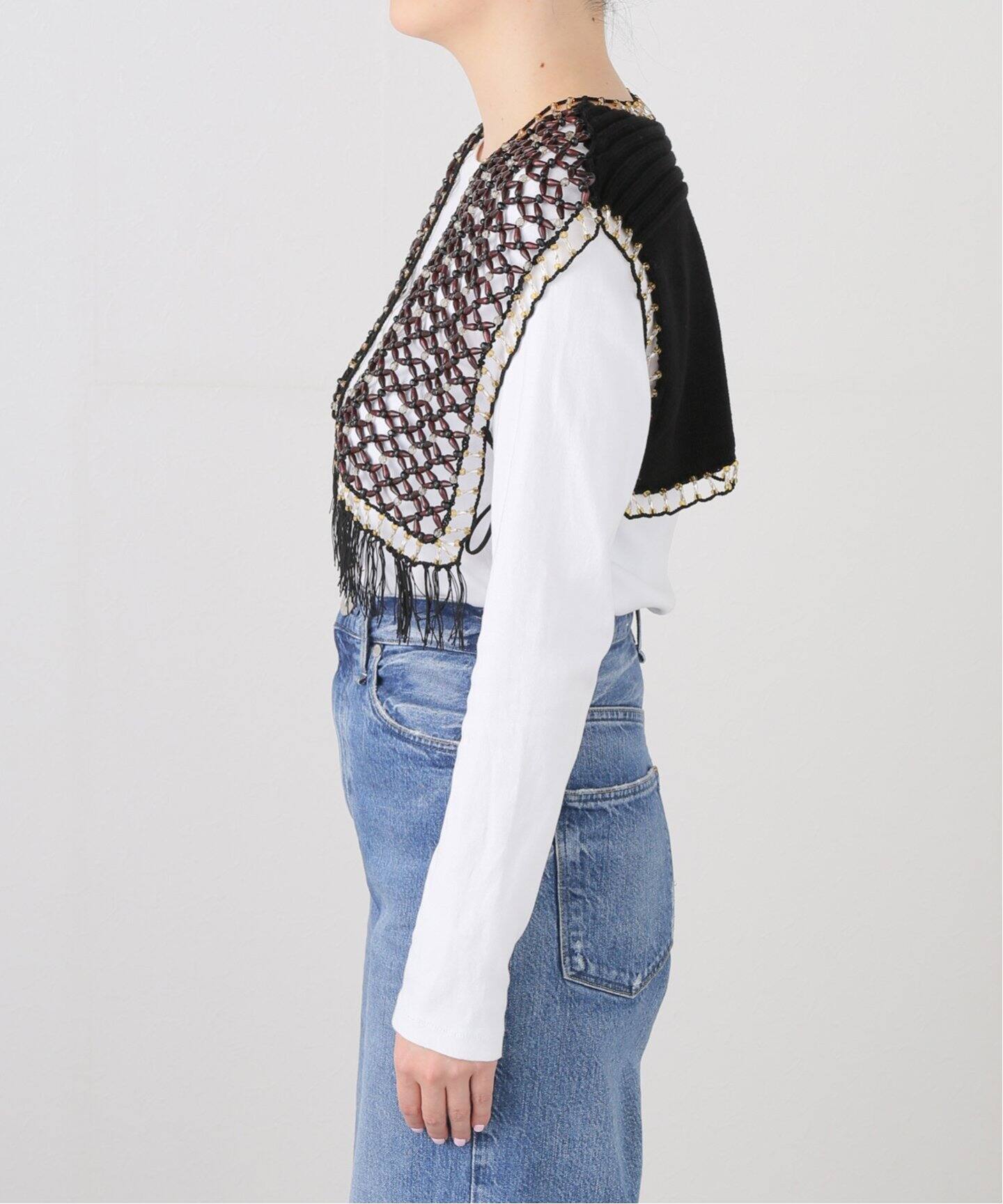 PONTI 別注 COMBINETION VEST PO2P004-C：ベスト（シャツ
