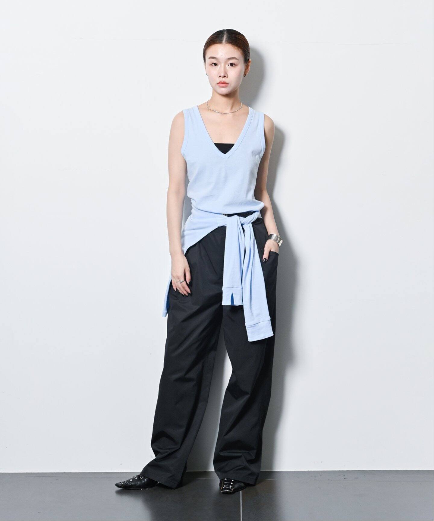 ブラウス シャツ ONIT COTTON RIB TIGHT SHIRTS 25SSON188：シャツ レディース ONIT COTTON RIB TIGHT SHIRTS 25SSON188：シャツ（シャツ