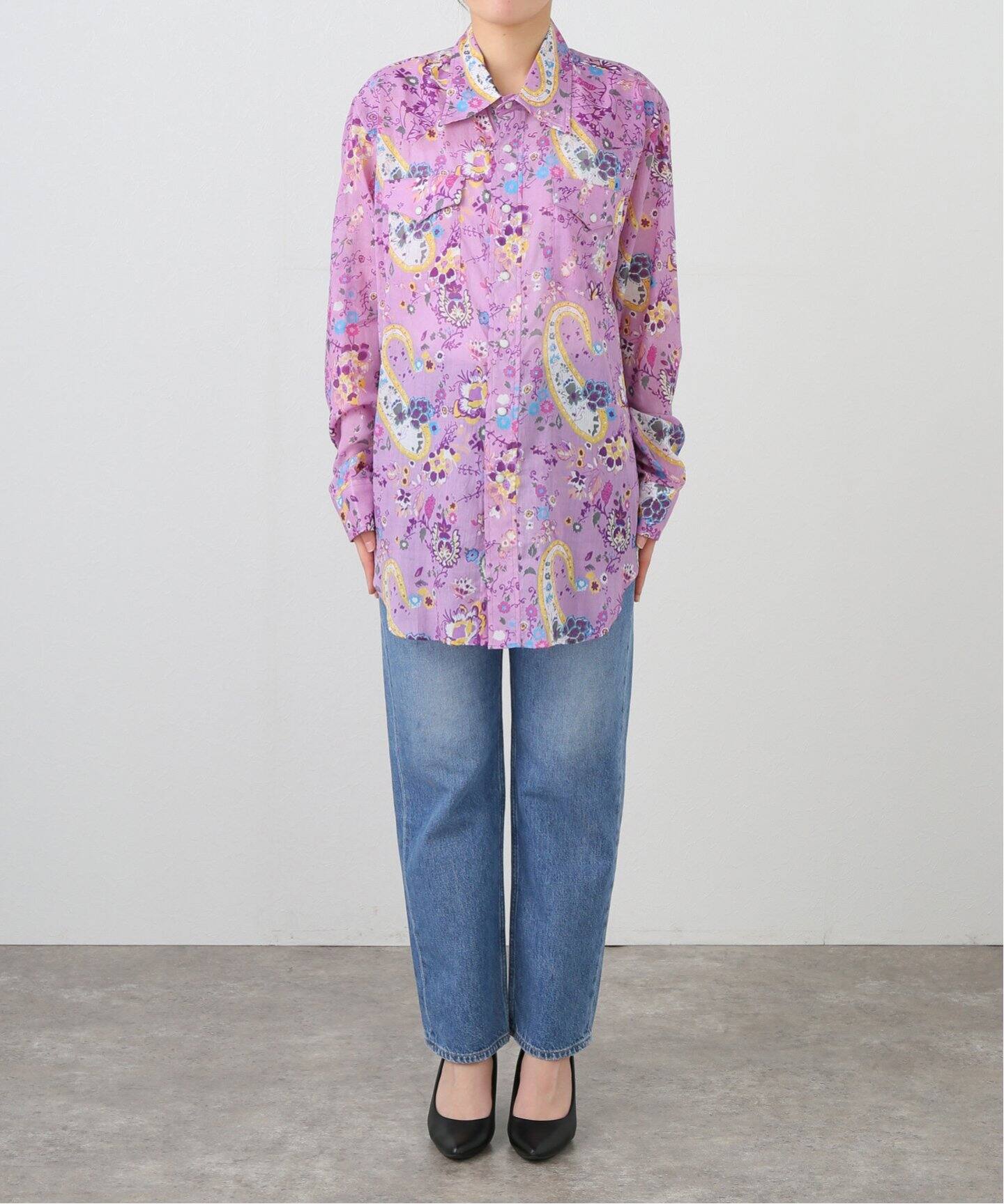 NEEDLES WESTEM SHIRT PRINTED B25K6OJ001：シャツ（シャツ