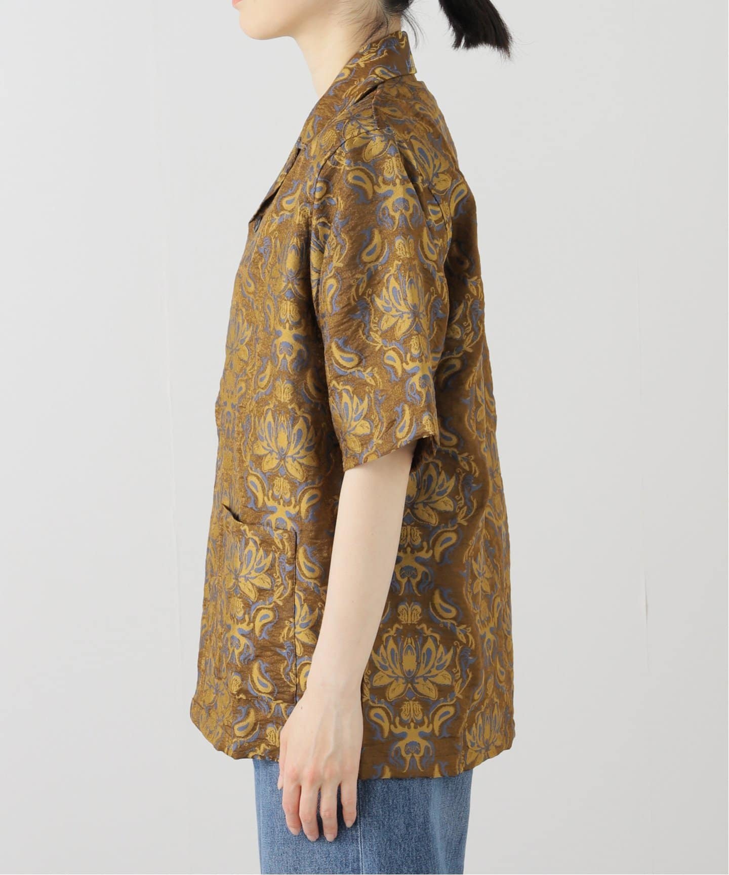 ウェア T-NAKA NEEDLESxKAE TANAKA CABANA SHIRT QV430：シャツ（シャツ