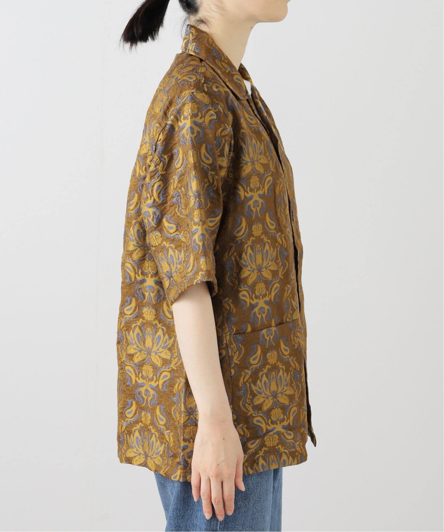 ウェア T-NAKA NEEDLESxKAE TANAKA CABANA SHIRT QV430：シャツ（シャツ