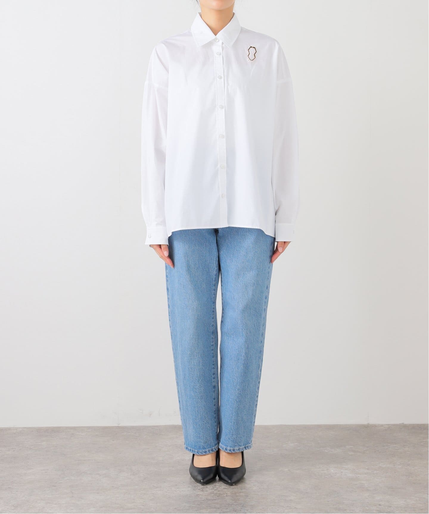 ブラウス シャツ CLINQ*SODA 別注 BIA シャツ「WHITE」 レディース CLINQ*SODA 別注 BIA シャツ[WHITE]（シャツ／ブラウス
