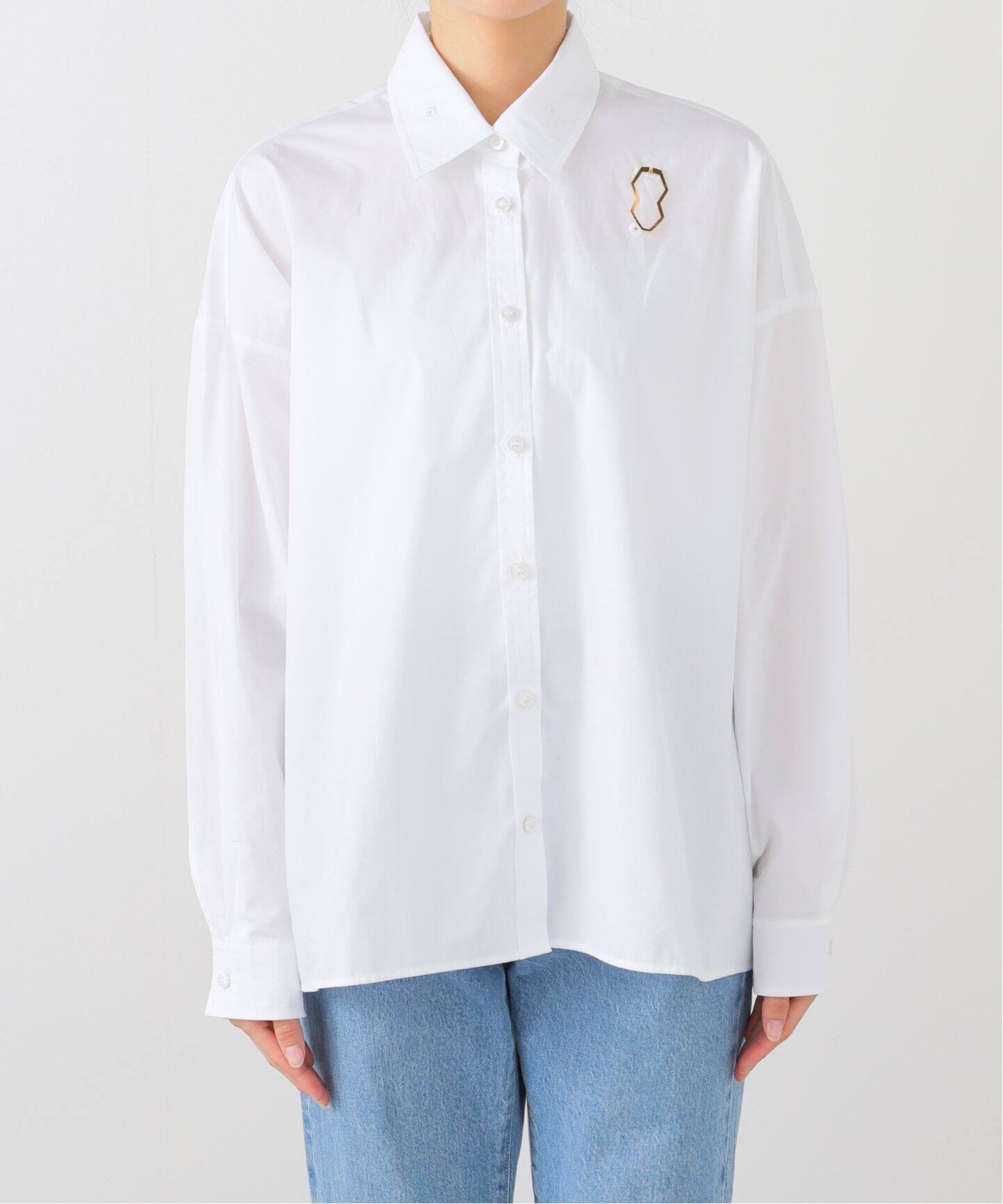 ブラウス シャツ CLINQ*SODA 別注 BIA シャツ「WHITE」 レディース CLINQ*SODA 別注 BIA シャツ[WHITE]（シャツ／ブラウス