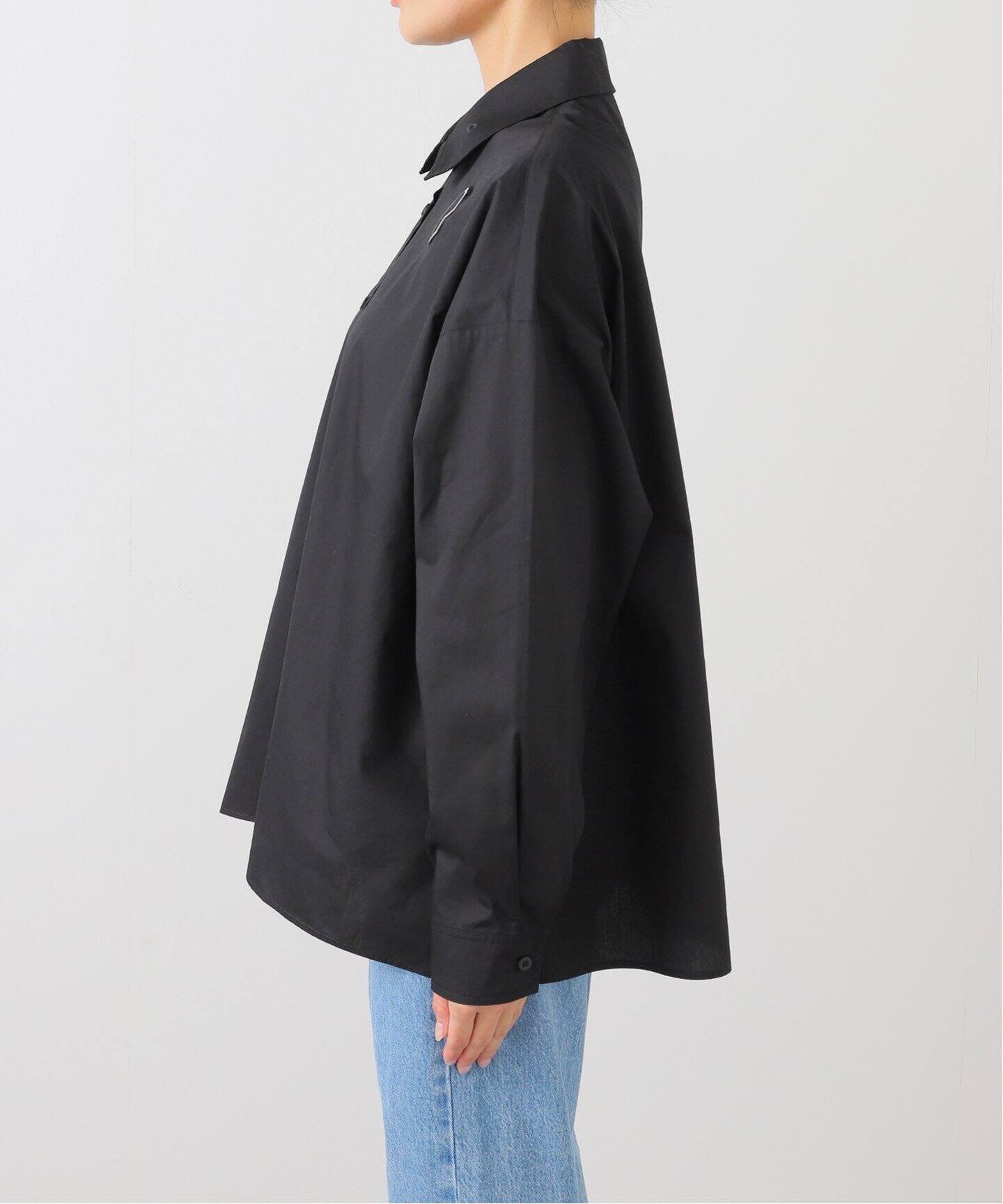 ブラウス シャツ CLINQ*SODA 別注 BIA シャツ「BLACK」 レディース CLINQ*SODA 別注 BIA シャツ[BLACK]（シャツ／ブラウス