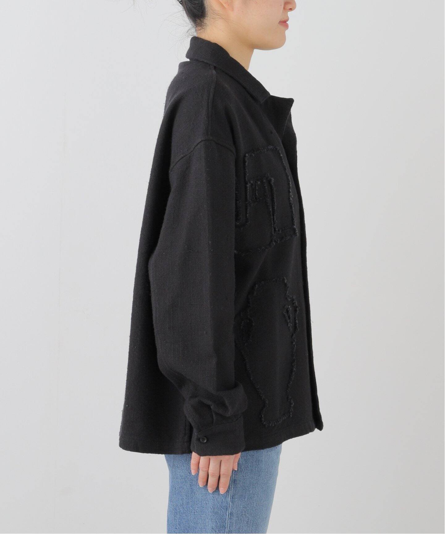 SEEALL OPEN COLLAR SHIRT SAU53 SH386P：シャツ（シャツ