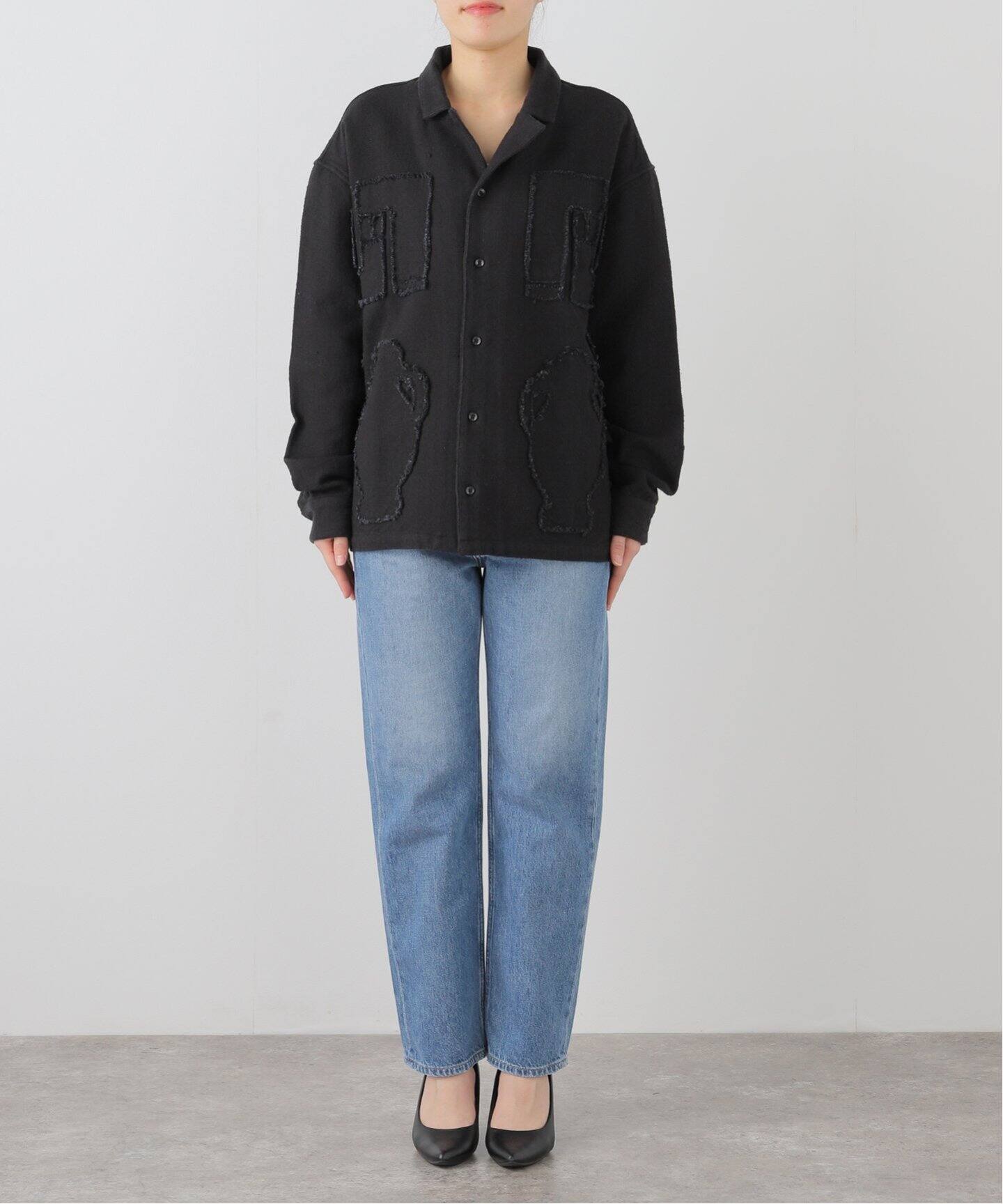 SEEALL OPEN COLLAR SHIRT SAU53 SH386P：シャツ（シャツ