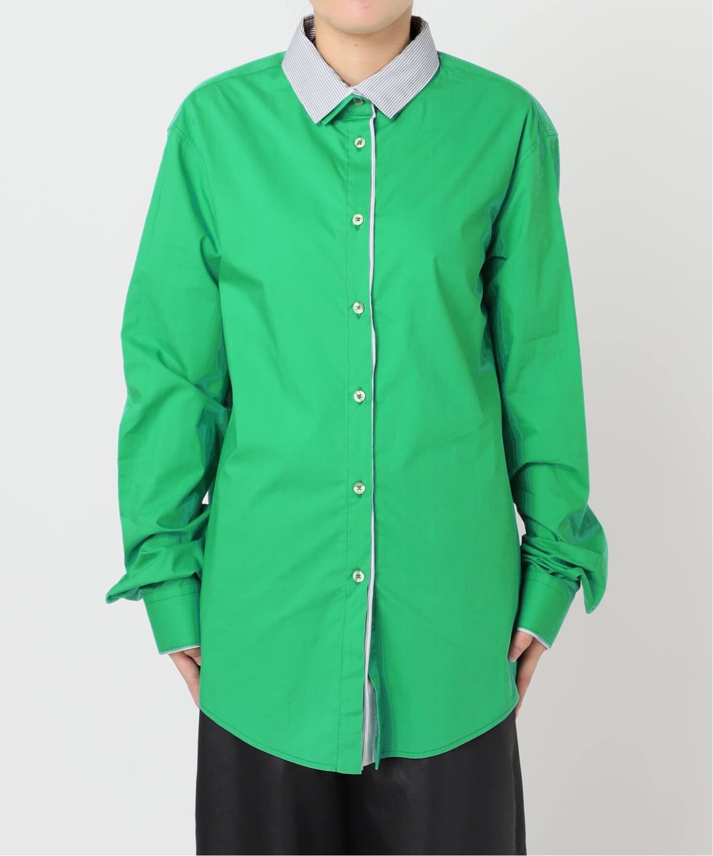 MIRKO BERTOLA 別注 DOUBLE COLLAR SHIRT SH102：シャツ（シャツ 