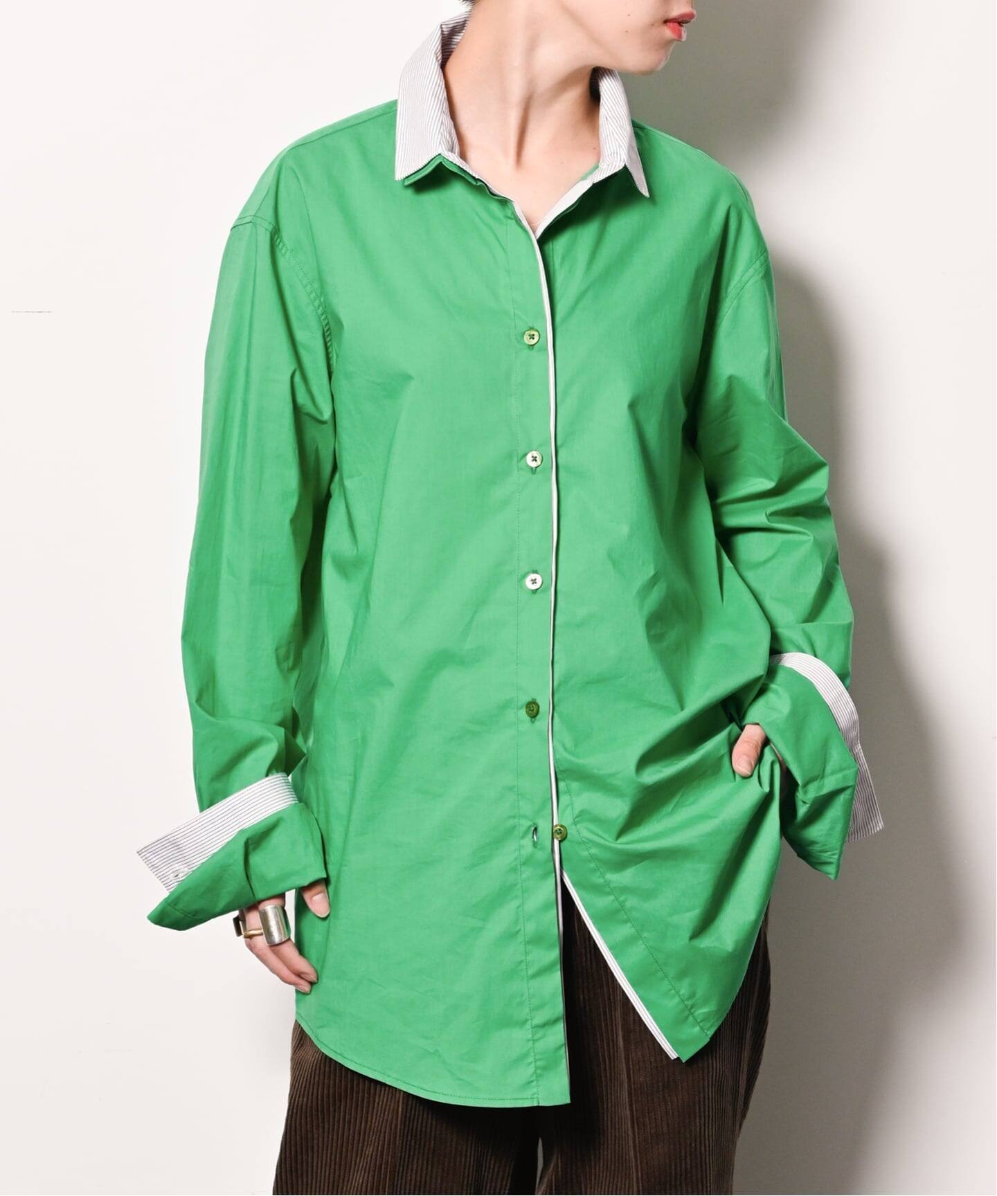 MIRKO BERTOLA 別注 DOUBLE COLLAR SHIRT SH102：シャツ（シャツ 