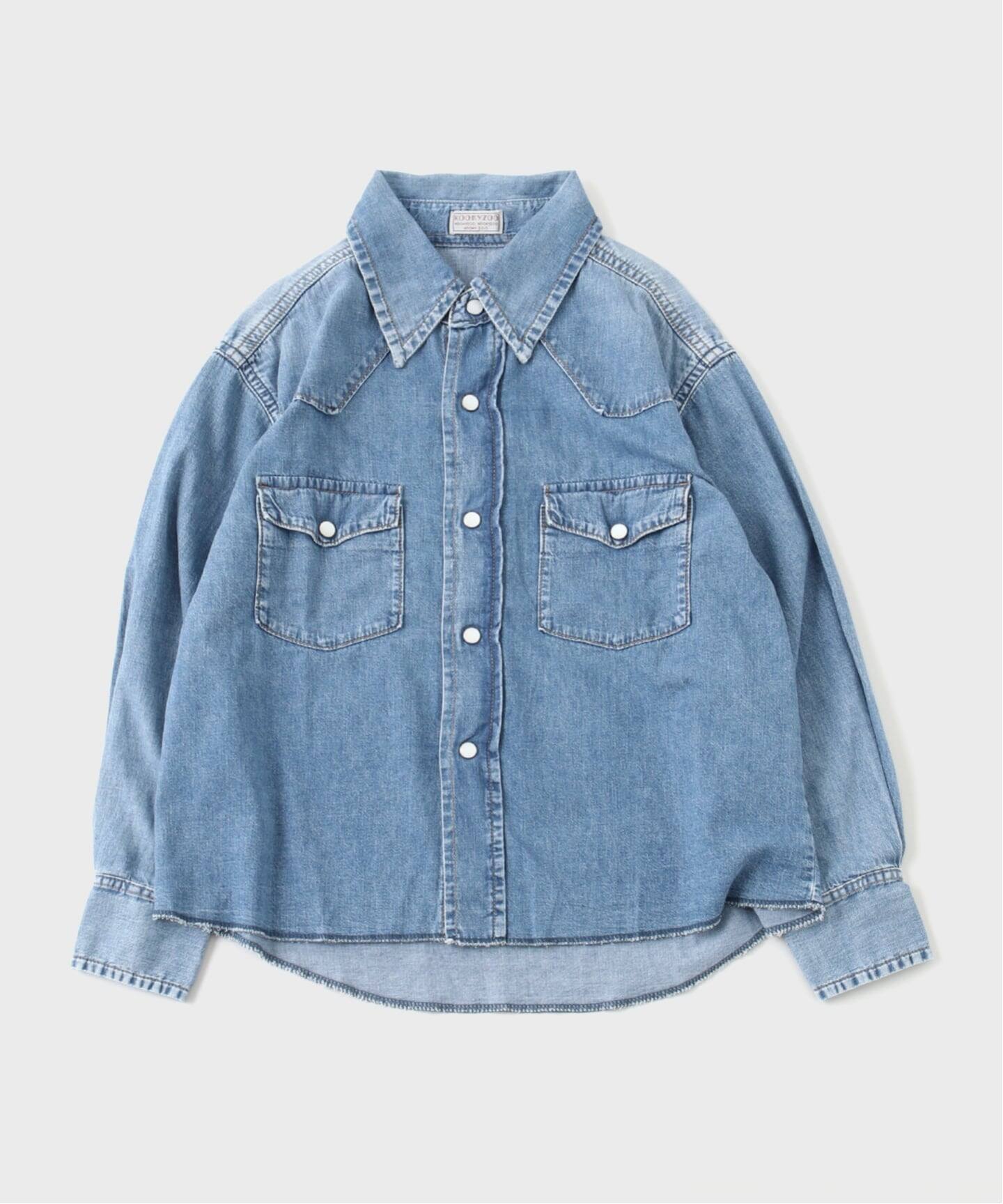 KOOKY ZOO/クーキーズー】 DENIM WESTERN SHIRT：シャツ（シャツ