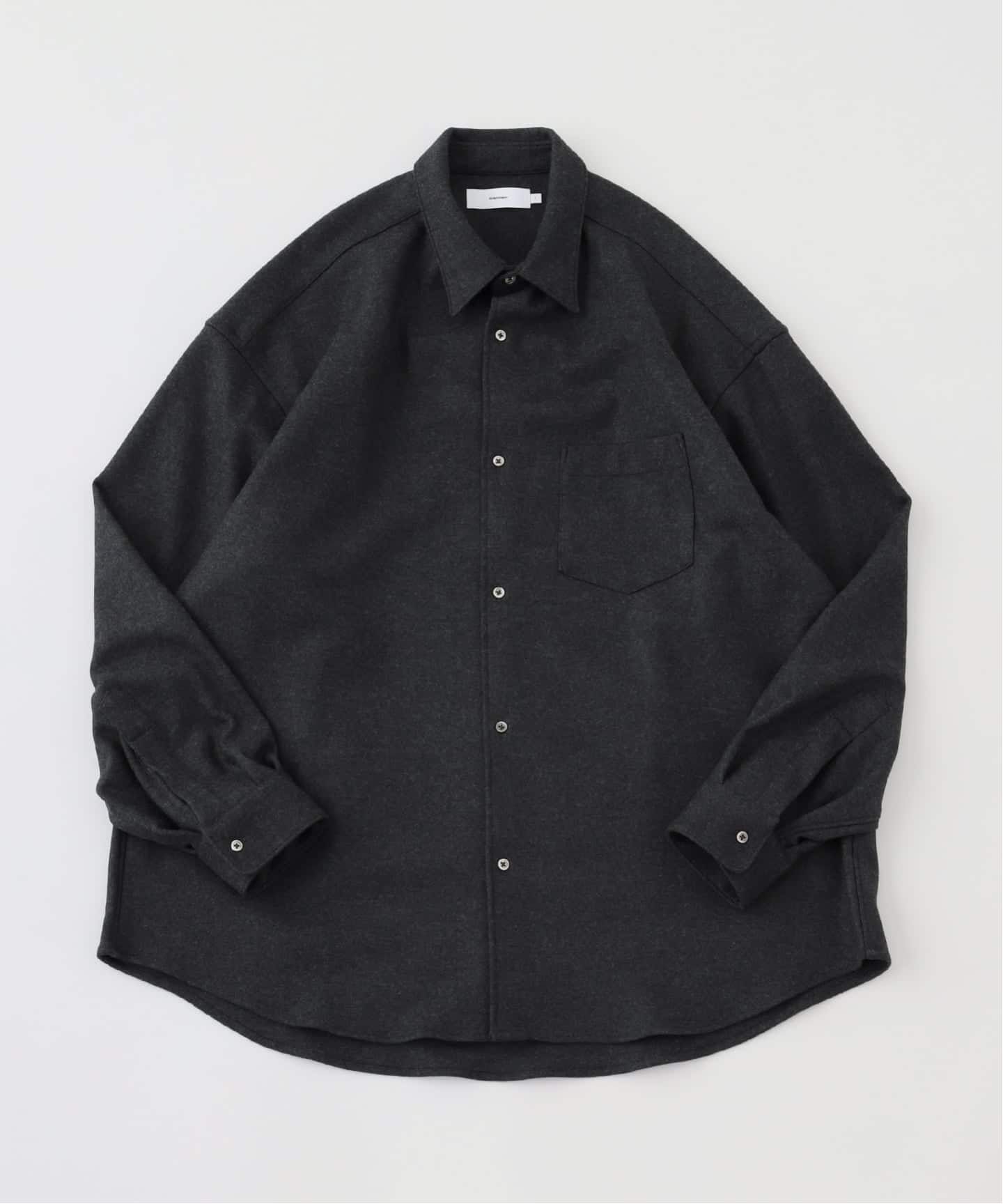 Graphpaper / グラフ ペーパー】 Wool Smooth Flannel Oversized