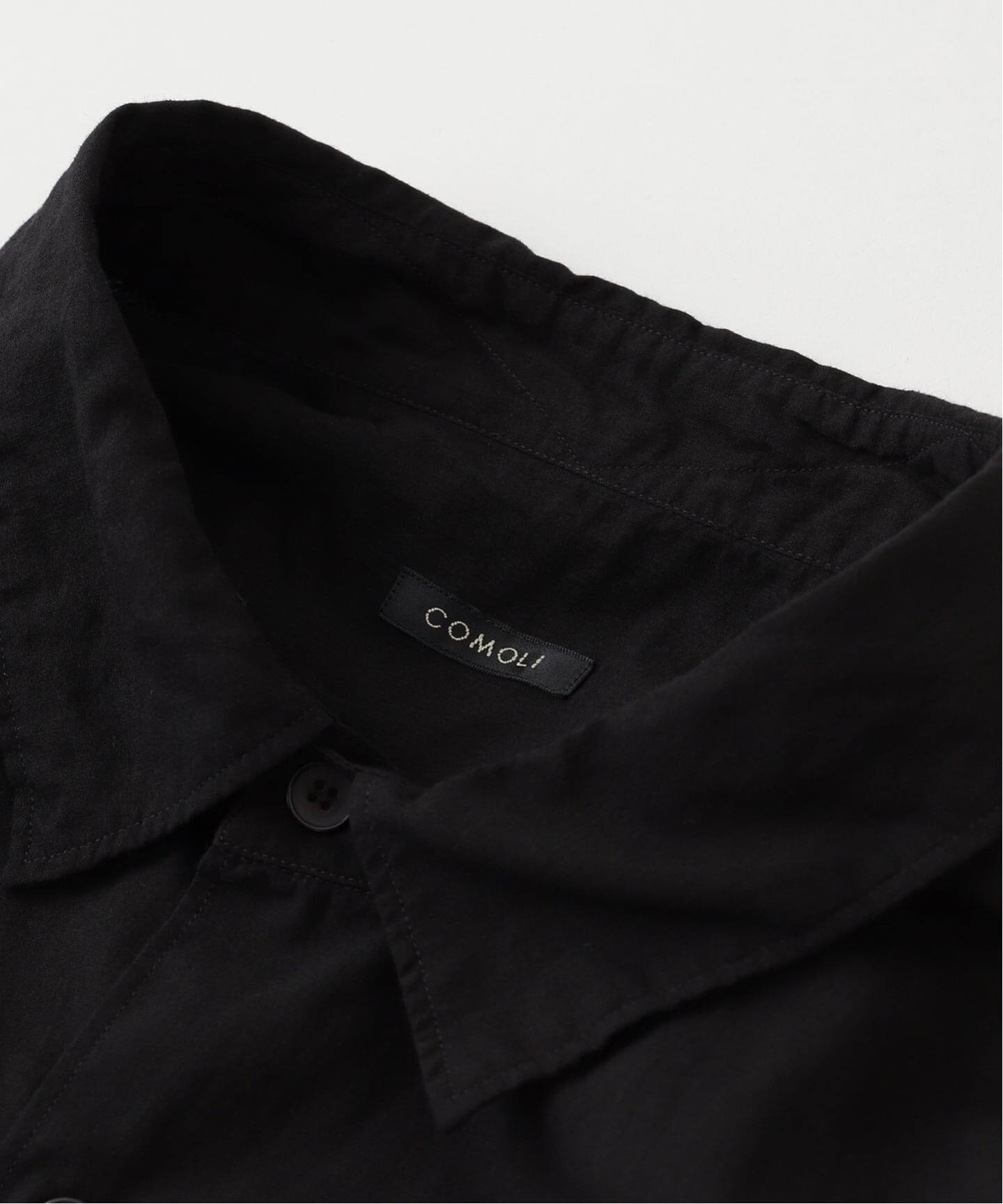 COMOLI / コモリ】KHADIコットンWレイヤー コモリシャツ（シャツ