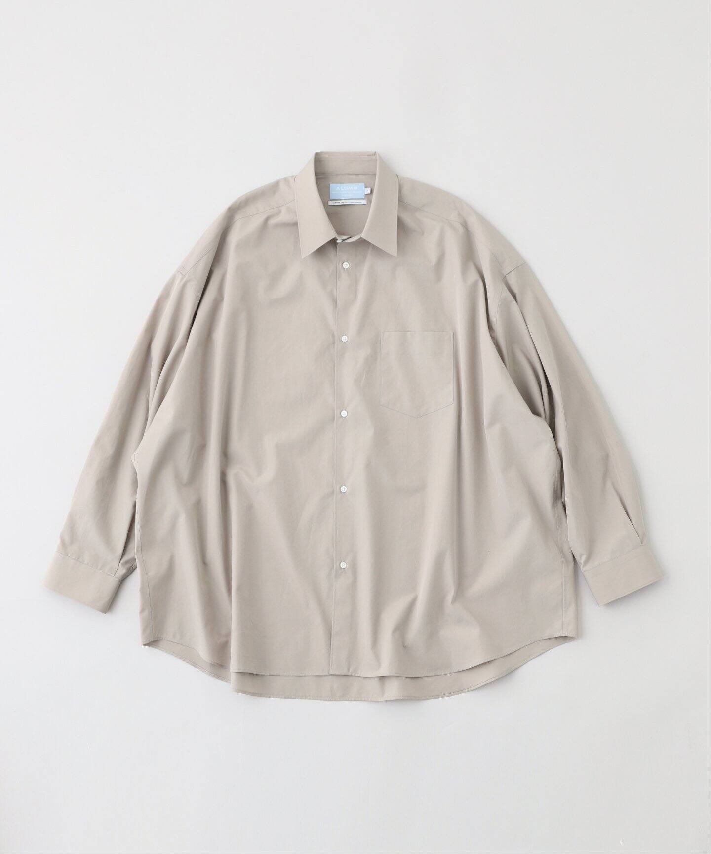 新品 Graphpaper 25SS ALUMO for ワイド シャツ 1 Graphpaper - グラフペーパーシャツ 25SS ALUMO for GP L/S Oversized