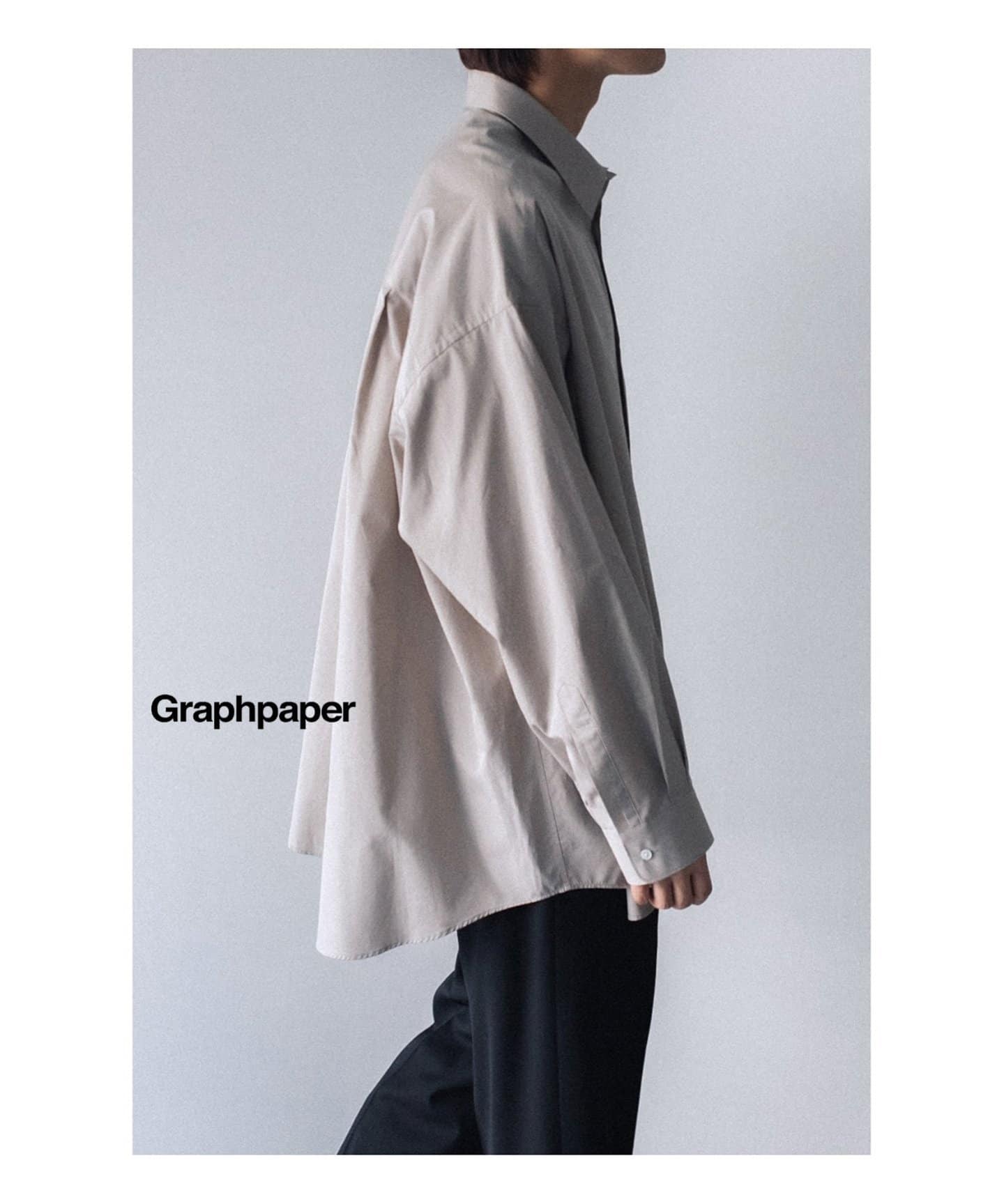 Graphpaper 】ALUMO for GP L/S Oversized Re GM251-5 0095B/5 0095C