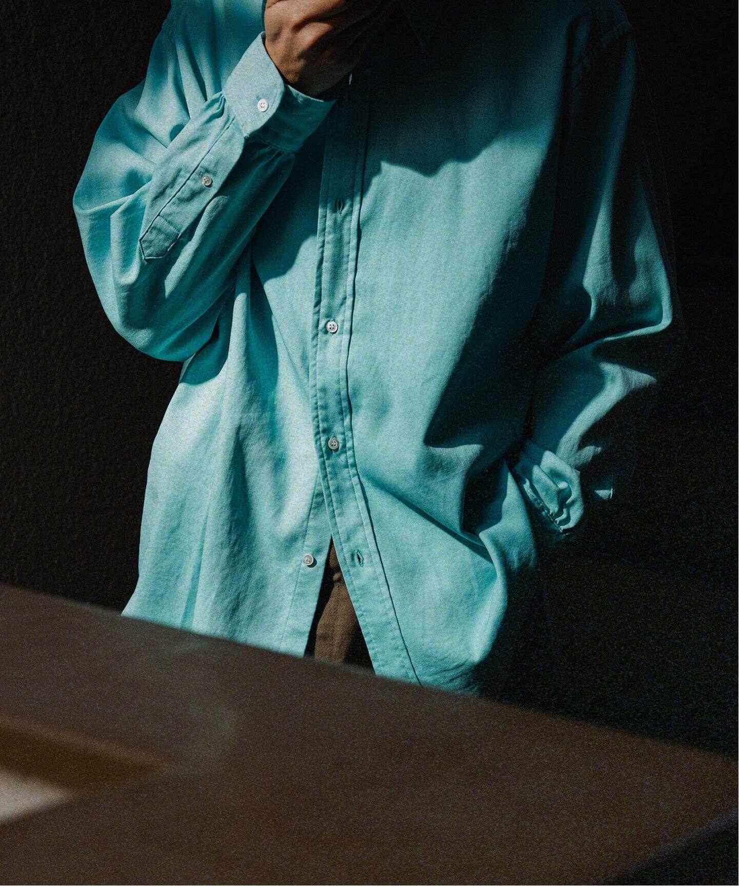 A.PRESSE / アプレッセ】ダブル ウィーブ ツイル レギュラー カラー  