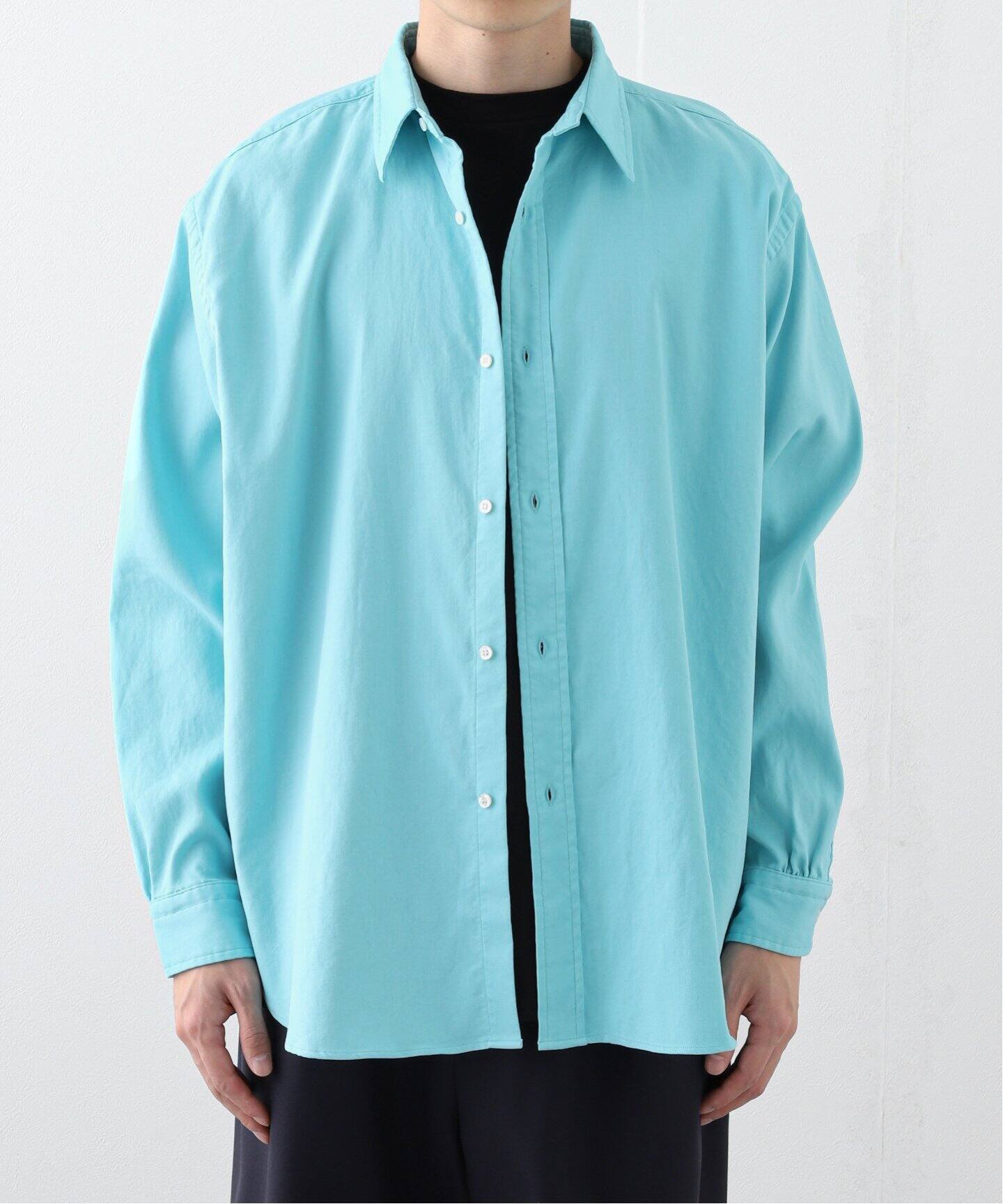 A.PRESSE / アプレッセ】ダブル ウィーブ ツイル レギュラー カラー  