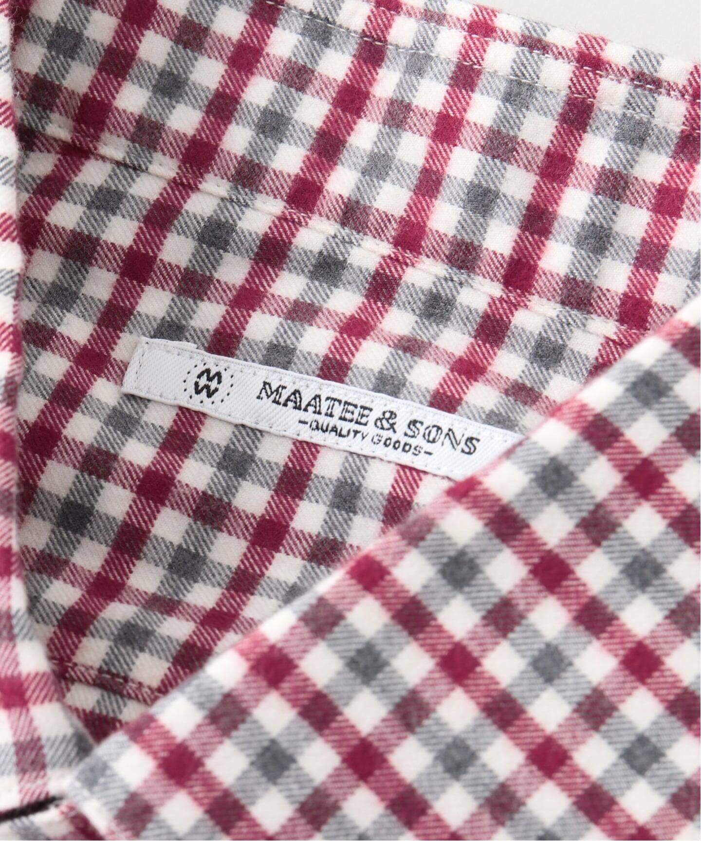 MAATEE&SONS / マーティー & サンズ】 Saint gelman：シャツ（シャツ