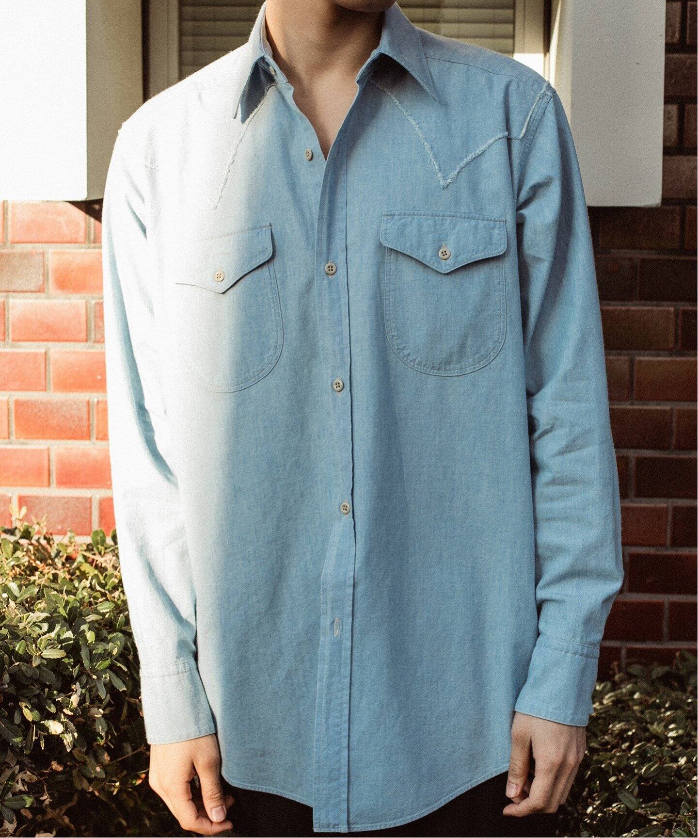 MAATEE&SONS / マーティー & サンズ】ウェスタン ロズ シャンブレー  