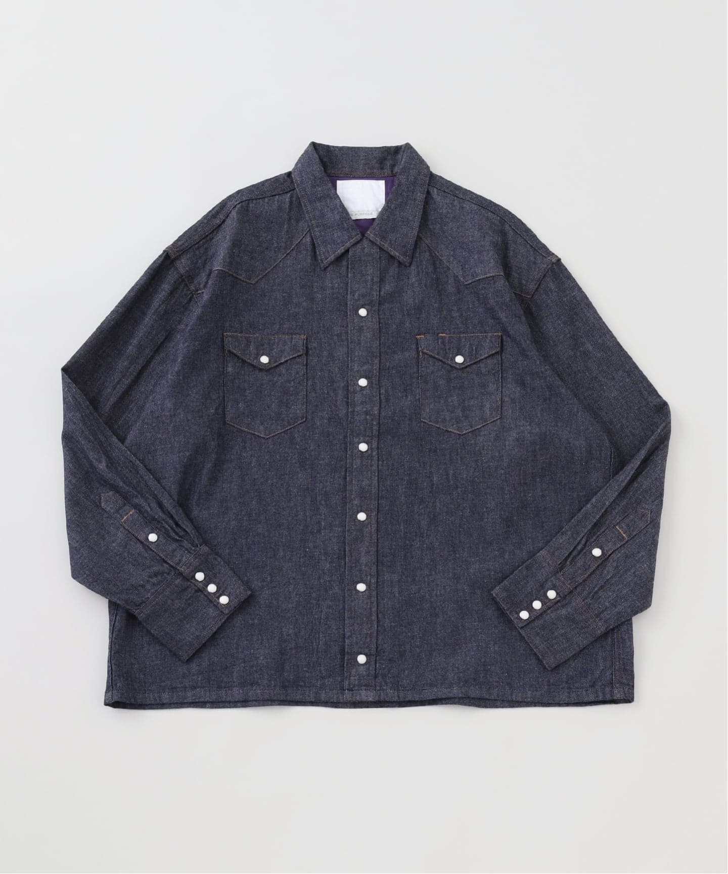 原*田様 L'ECHOPPE RE-PURPOSE 長袖シャツ Lサイズ 100 RE-PURPOSE / リパーパス】 denim western shirt（シャツ