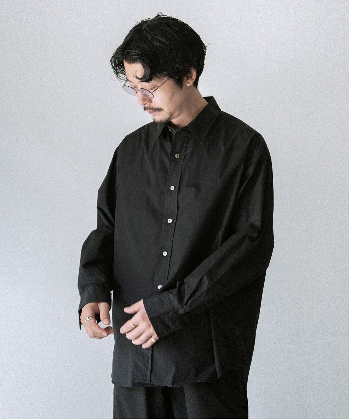 L'ECHOPPE LE シャツ LE / エルイー】STANDARD French shirts（シャツ／ブラウス）｜L
