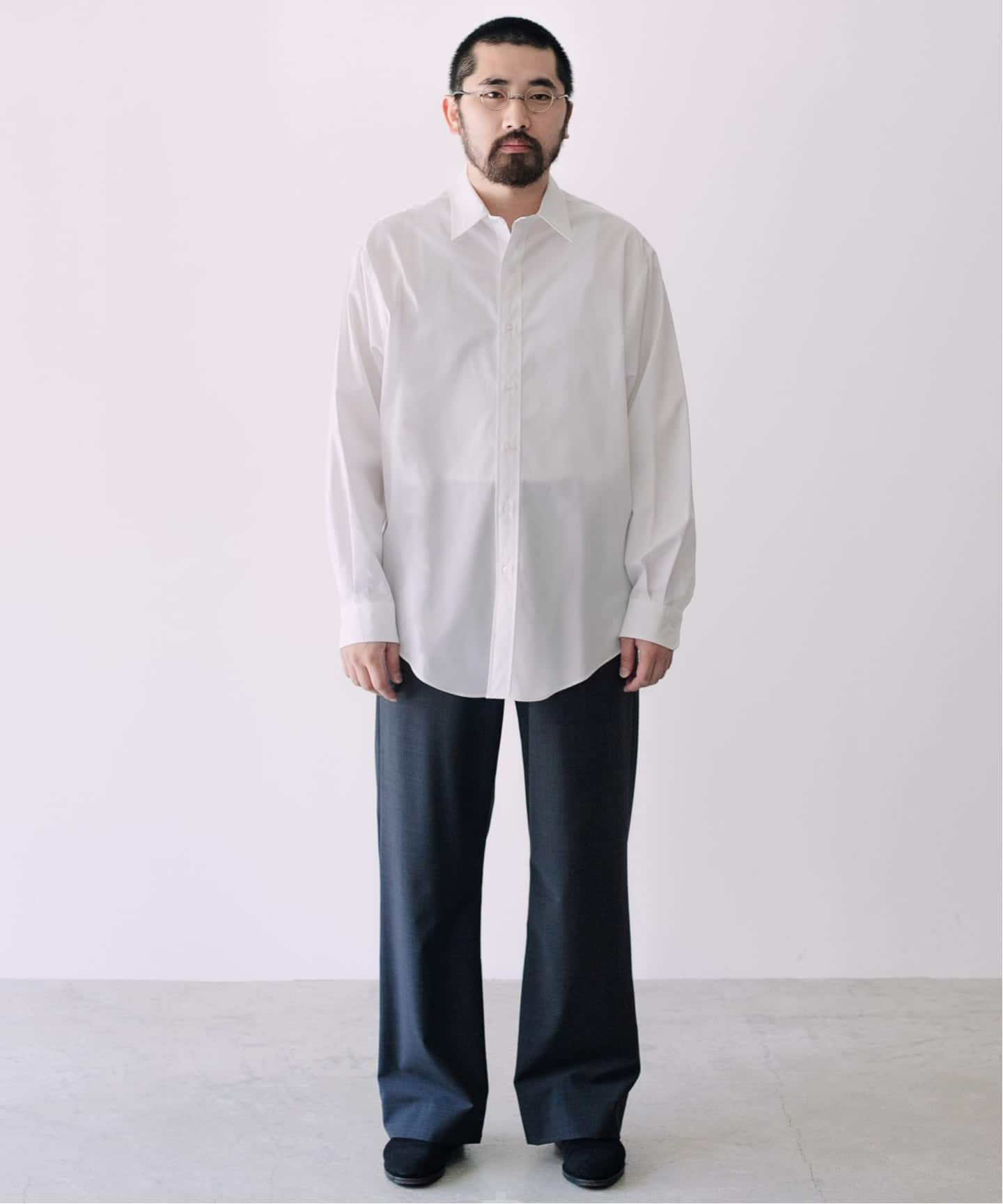 【LE / エルイー】EX-WIDE レギュラーカラー シャツ LE / エルイー】EX WIDE / エクストラ ワイド レギュラー シャツ