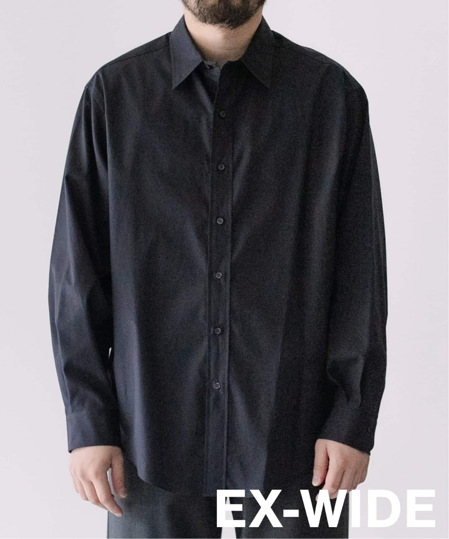【LE / エルイー】EXWIDE Reguler Shirts LE / エルイー】EX WIDE / エクストラ ワイド レギュラー シャツ