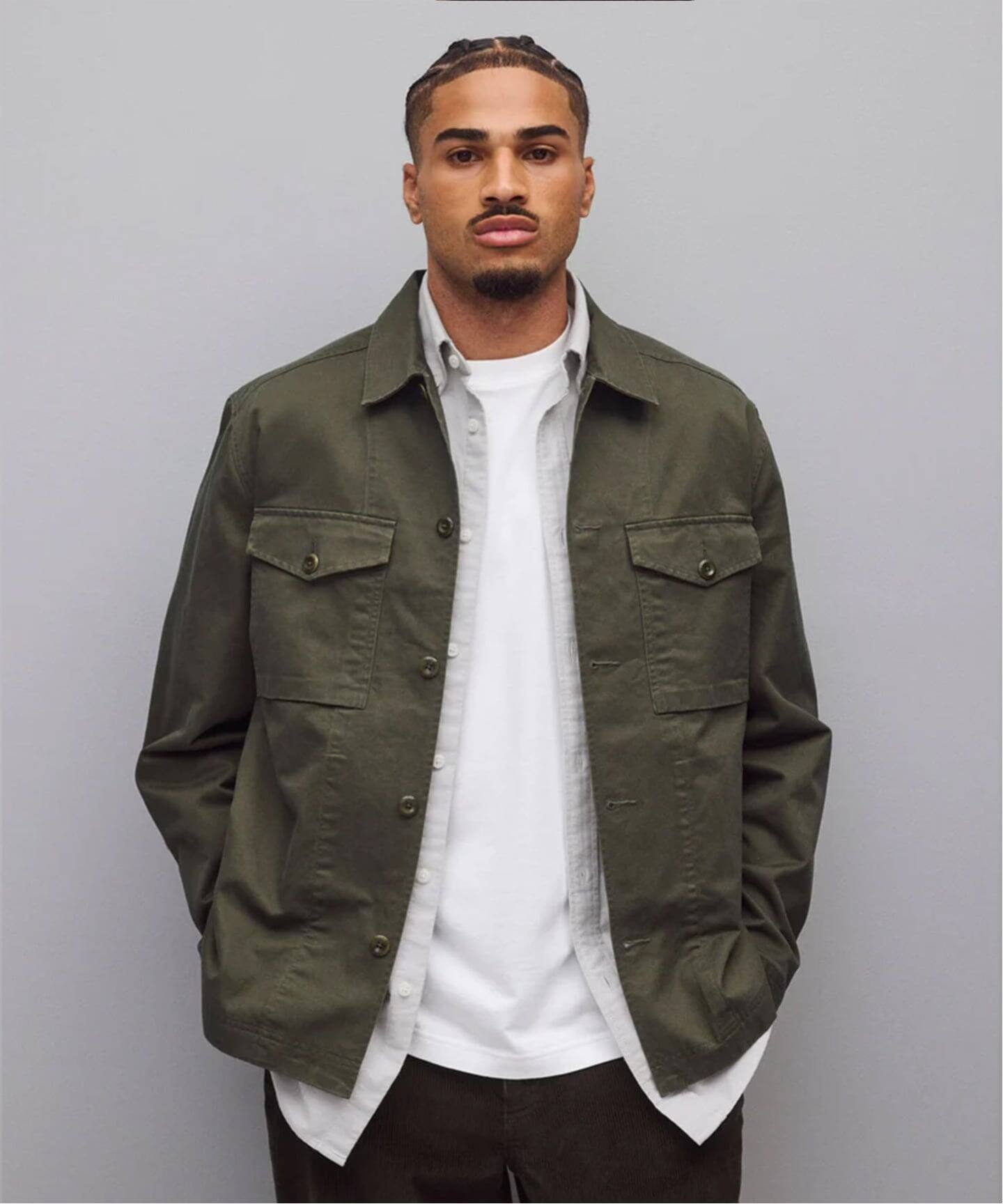 COTTON CHINO KEEPER STANDARD OVERSHIRT RC-8057（シャツ／ブラウス