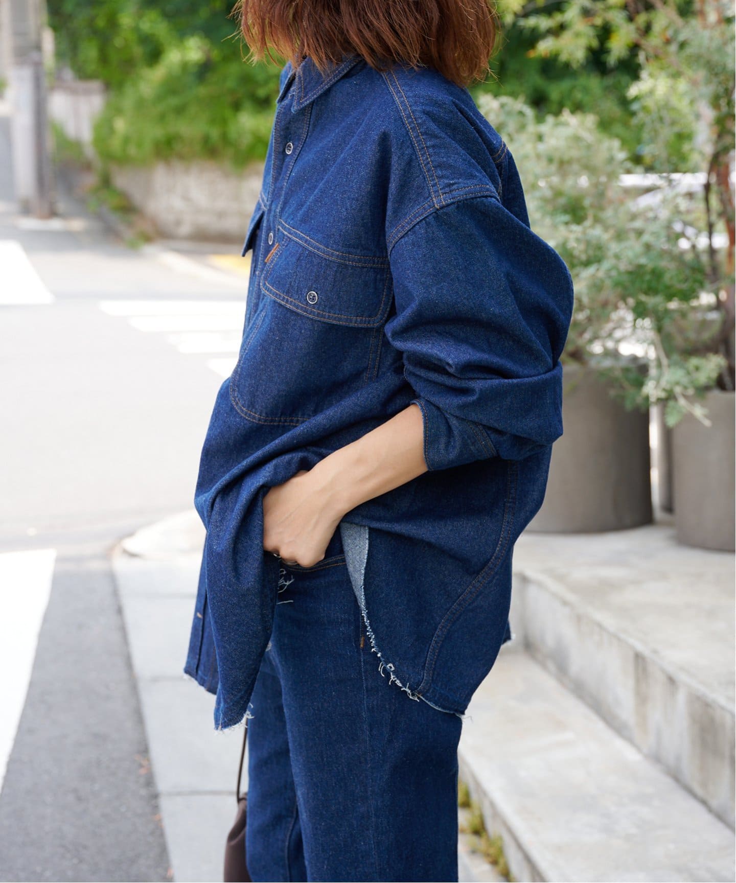 ULTデニムワーカーシャツ（シャツ／ブラウス）｜OUTDOOR