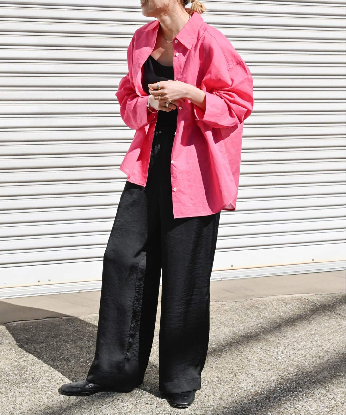 journal standard luxe｜60リネンガーゼ ワイドシャツ | Rakuten