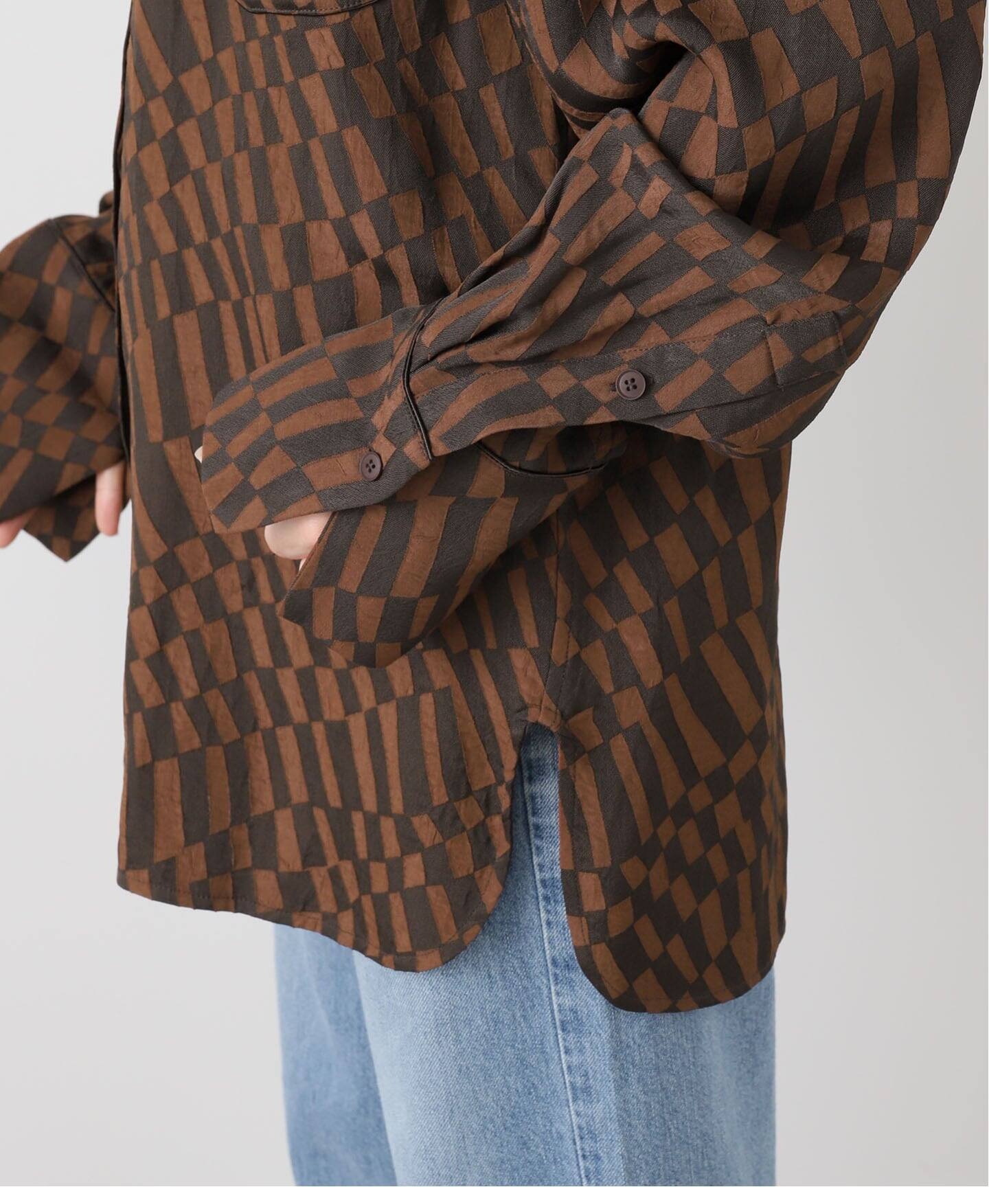 トップス todayful geometric over shirt TODAYFUL Geometric Over Shirts（シャツ／ブラウス）｜BOICE