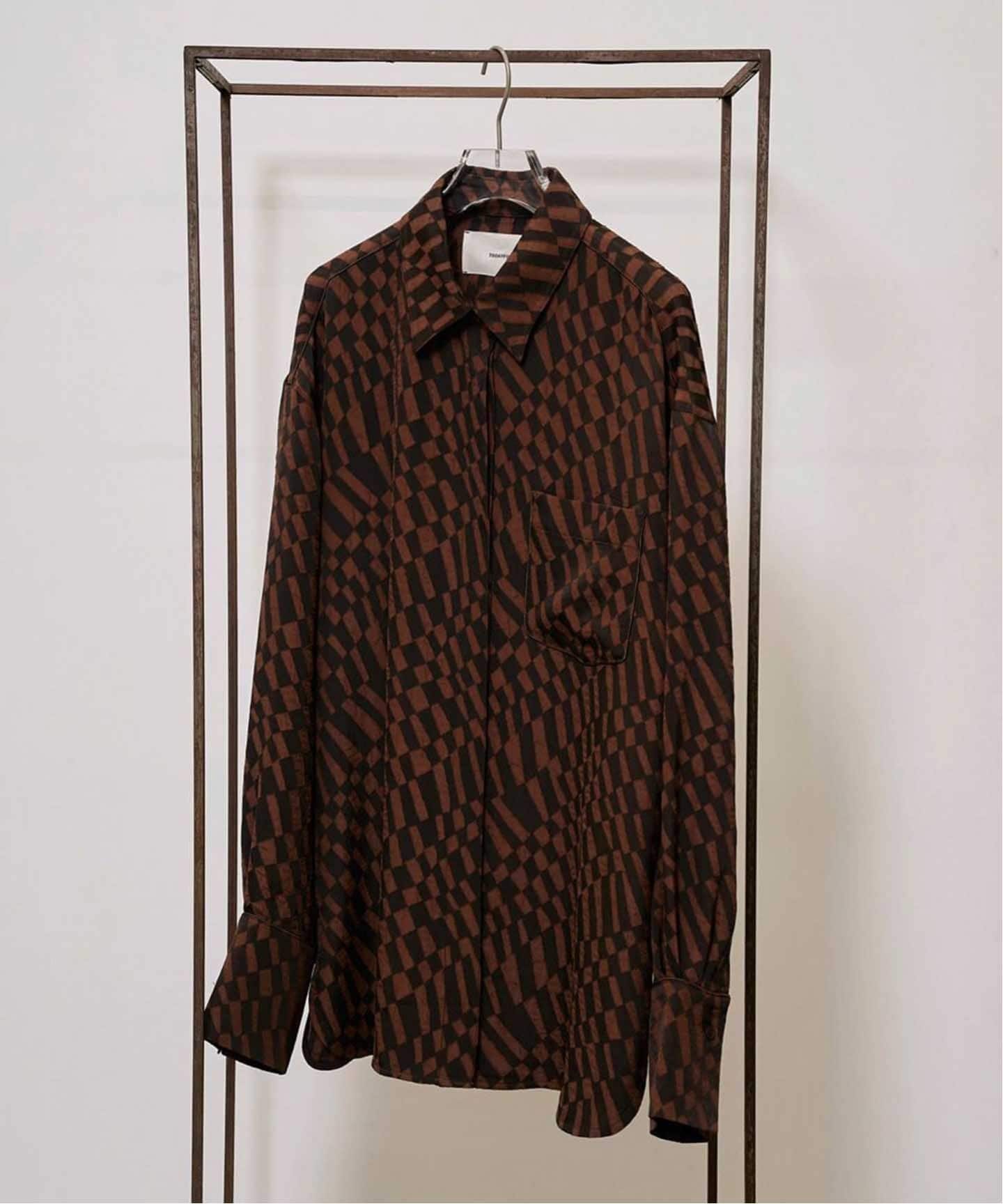 トップス todayful geometric over shirt Geometric Over Shirts（シャツ/ブラウス）｜TODAYFUL（トゥデイ